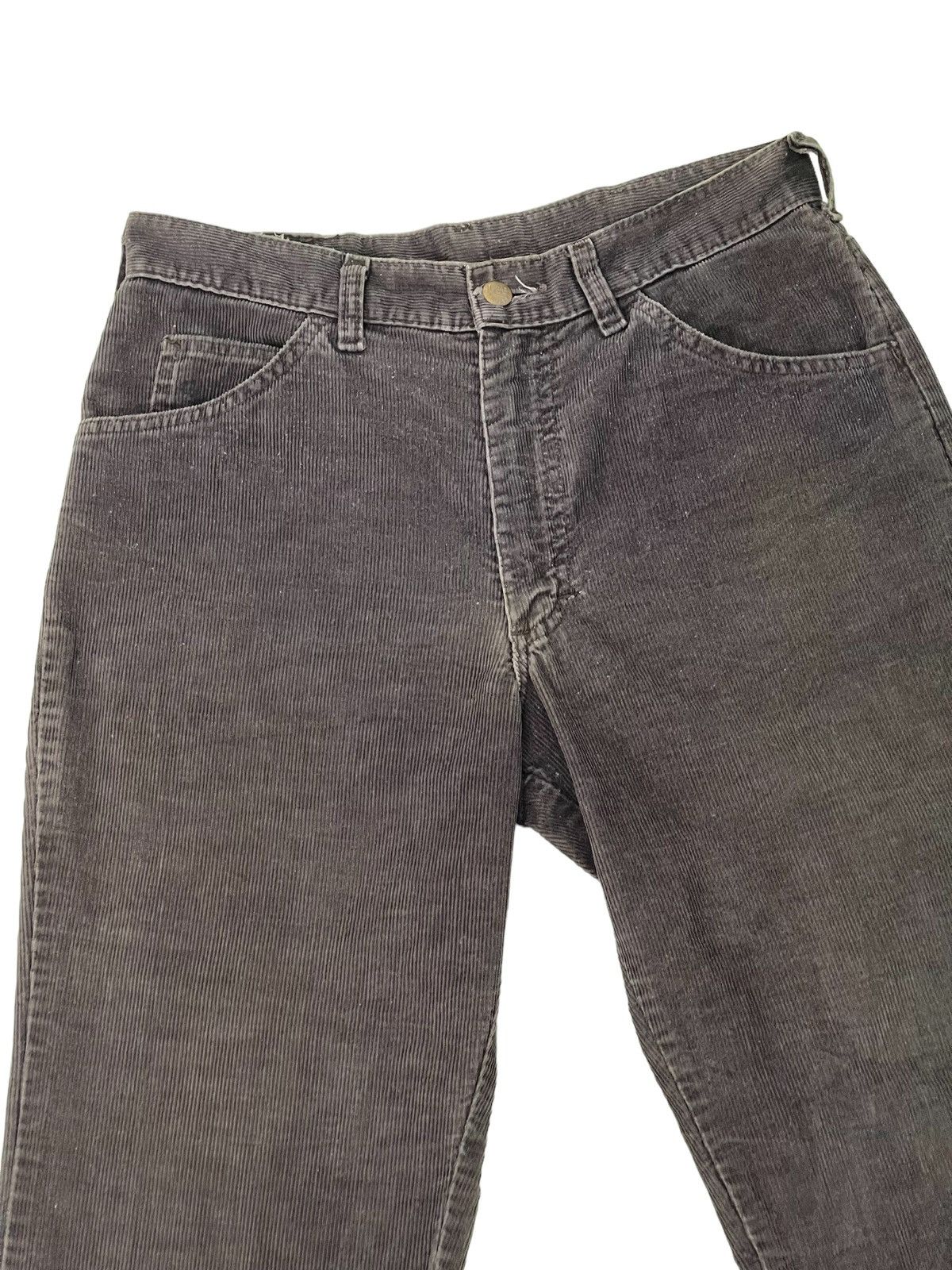 Lee Slight Flare Jeans 80s Lee USA Corduroy Boot Cut 21🟦 Size US 31 - 9 Thumbnail