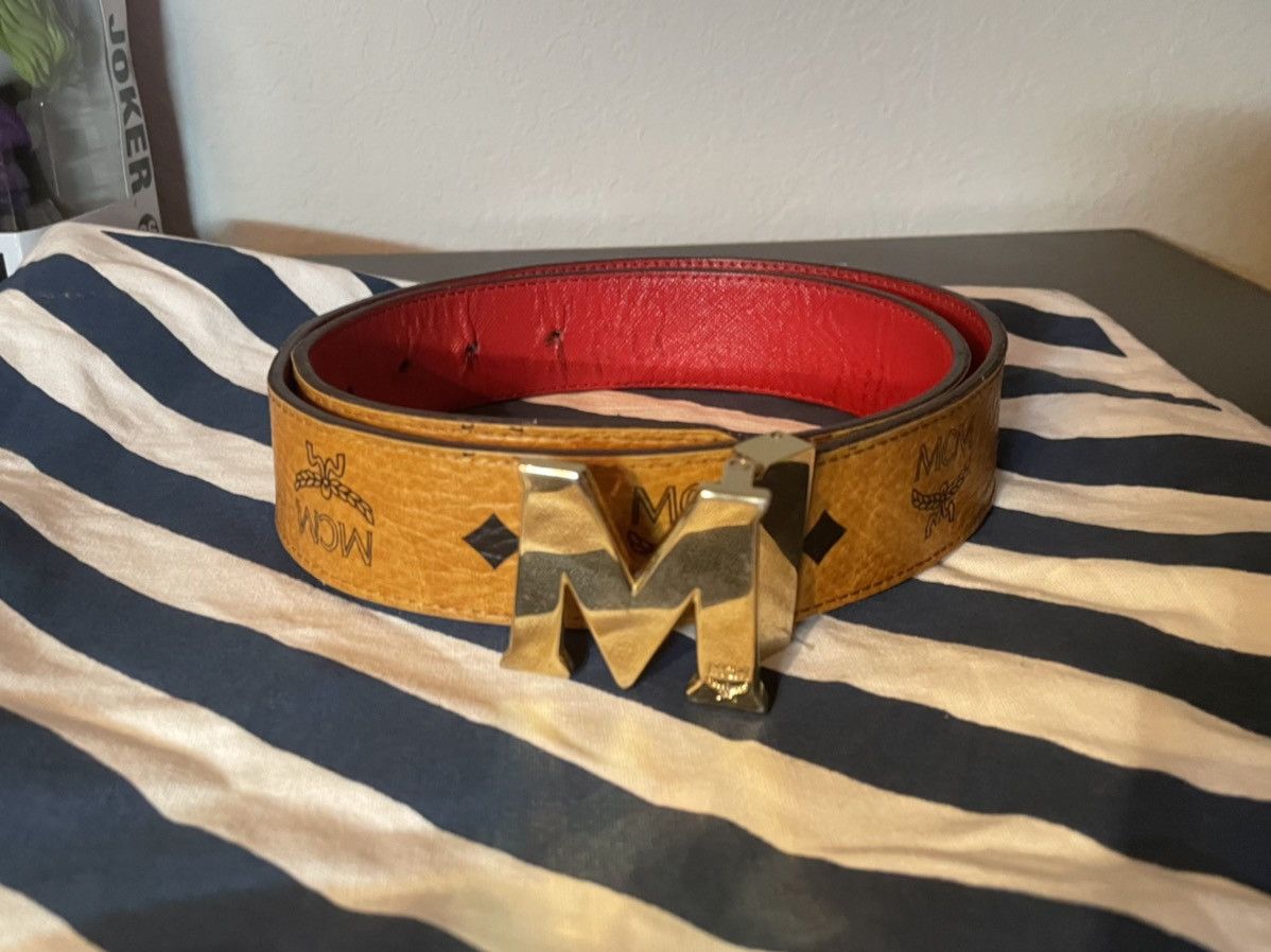 MCM Reversible MCM belt *Rare* Grailed