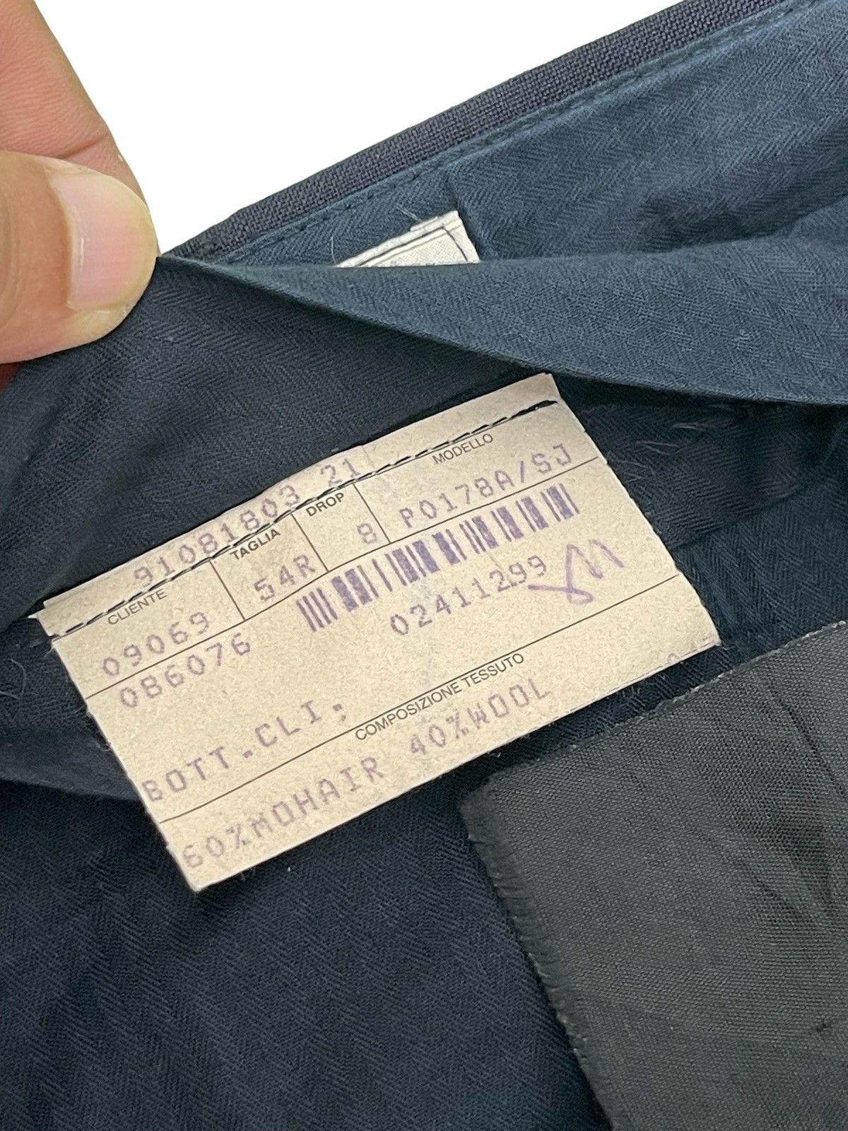 Prada Made in Italy Prada Mohair Wool Trouser Regular Tapered 2🟦1 Size US 34 / EU 50 - 11 Thumbnail