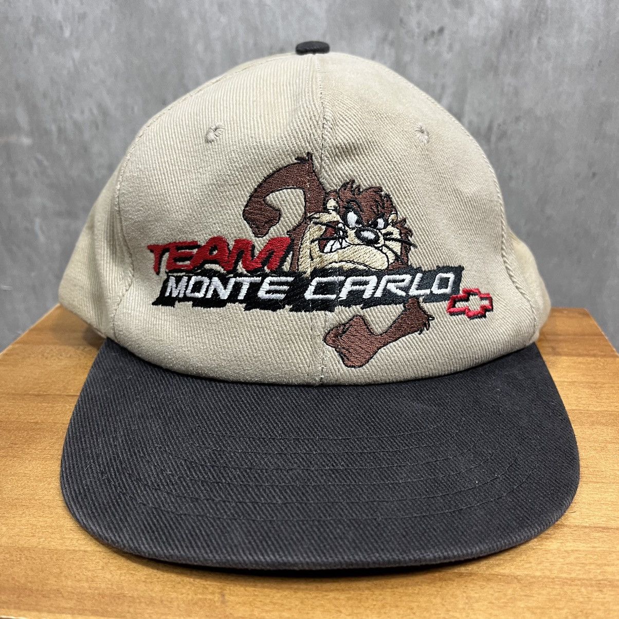 Vintage Vintage NASCAR Chevy Team Monte Carlo Looney Tunes Taz Hat ...