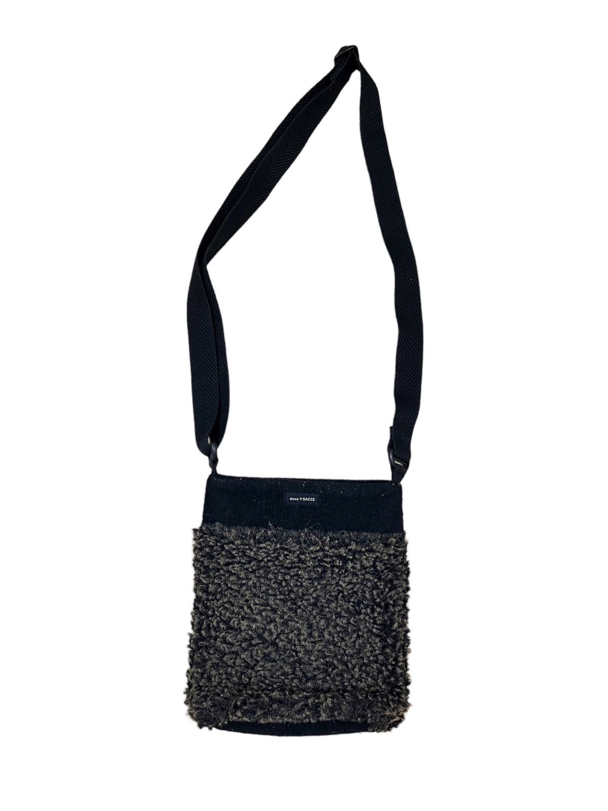 GRAIL🔥80s Yohji Yamamoto Y'accs Doux Fluffy Fur Sling Bag