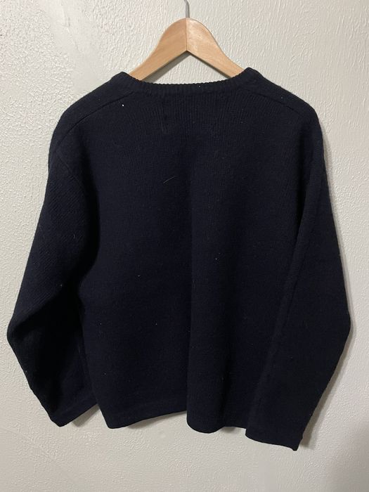 Vintage Vintage Navy Wool Ribbed Fargo Sweater Size US M / EU 48-50 / 2 - 4 Preview
