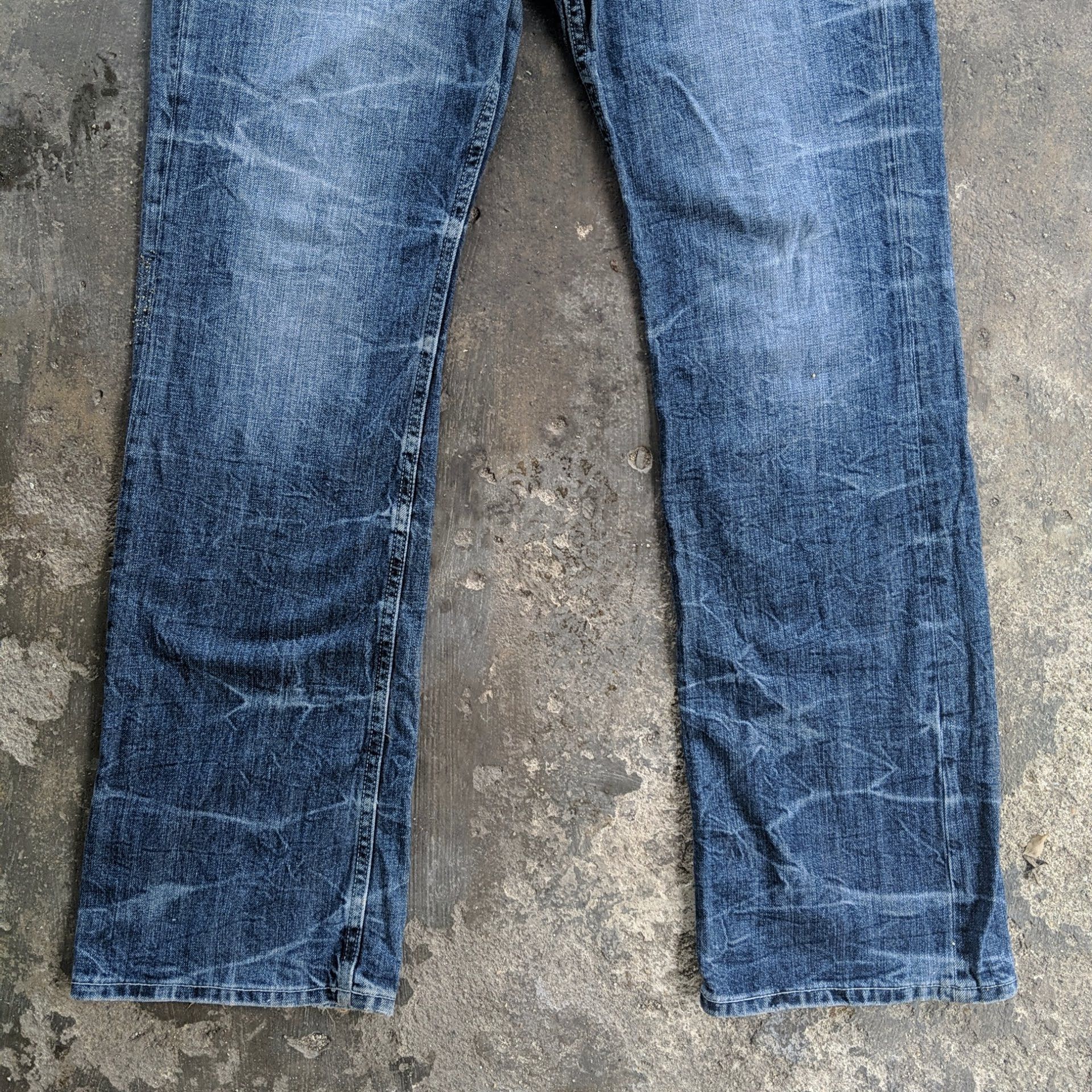 Japanese Brand W34 Vintage Villand Japanese Distressed Denim Jeans Pants Size US 34 / EU 50 - 5 Thumbnail
