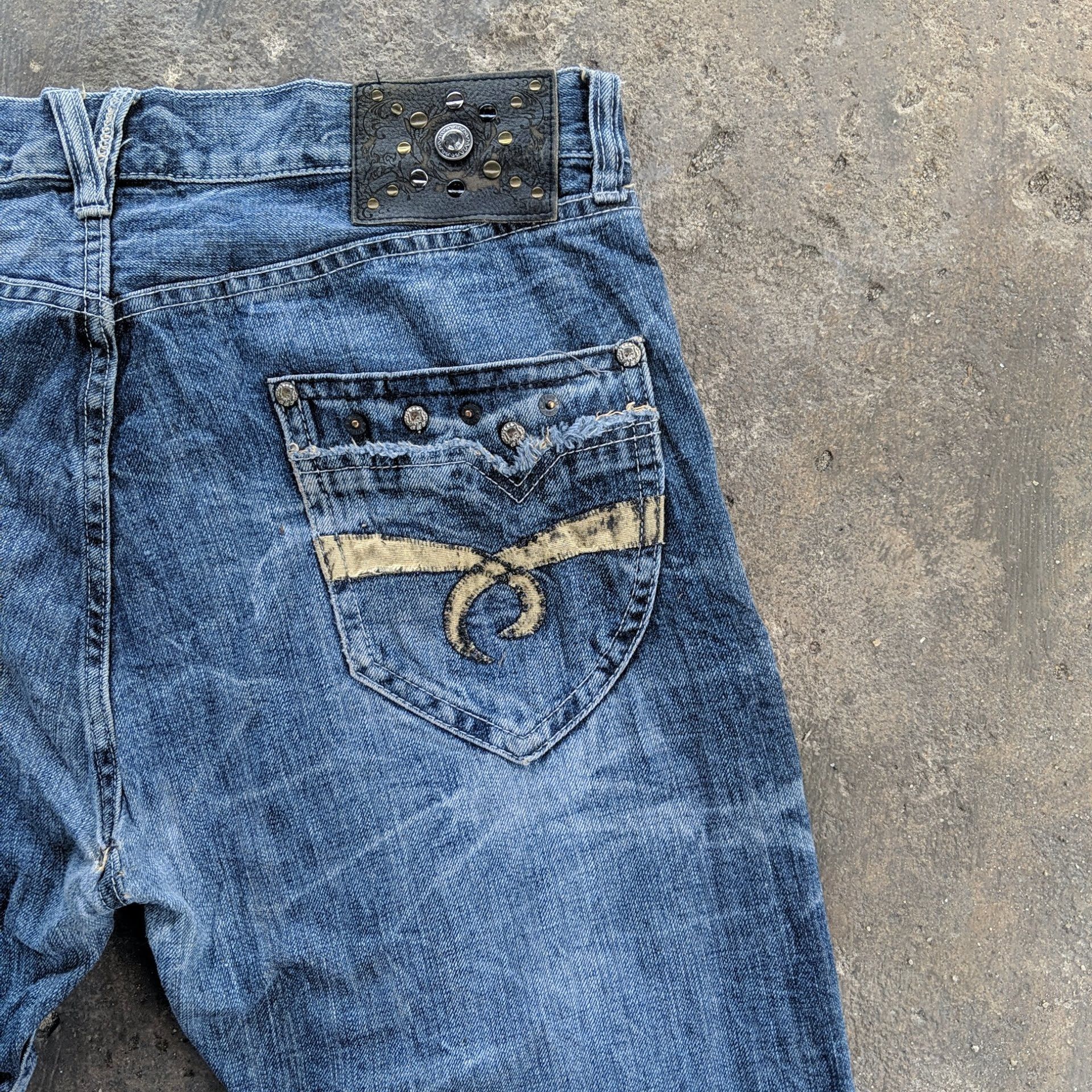 Japanese Brand W34 Vintage Villand Japanese Distressed Denim Jeans Pants Size US 34 / EU 50 - 11 Thumbnail