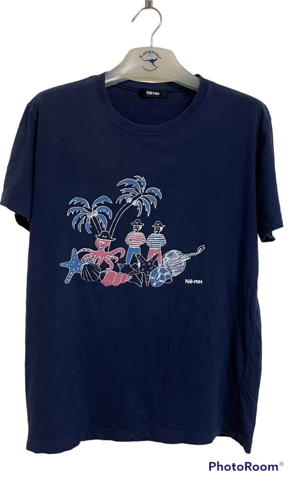 Issey Miyake × Japanese Brand × Ne-Net Ne-Net Pirate Tee (Rare) Size US XL / EU 56 / 4 - 1 Thumbnail