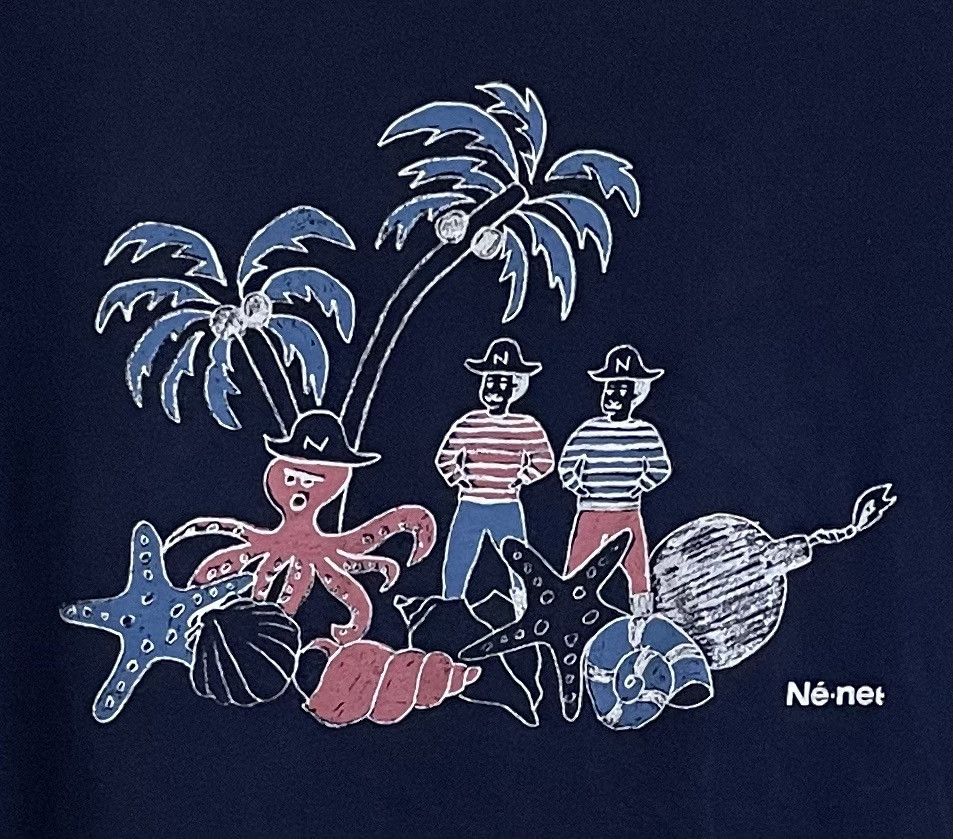 Issey Miyake × Japanese Brand × Ne-Net Ne-Net Pirate Tee (Rare) Size US XL / EU 56 / 4 - 3 Thumbnail