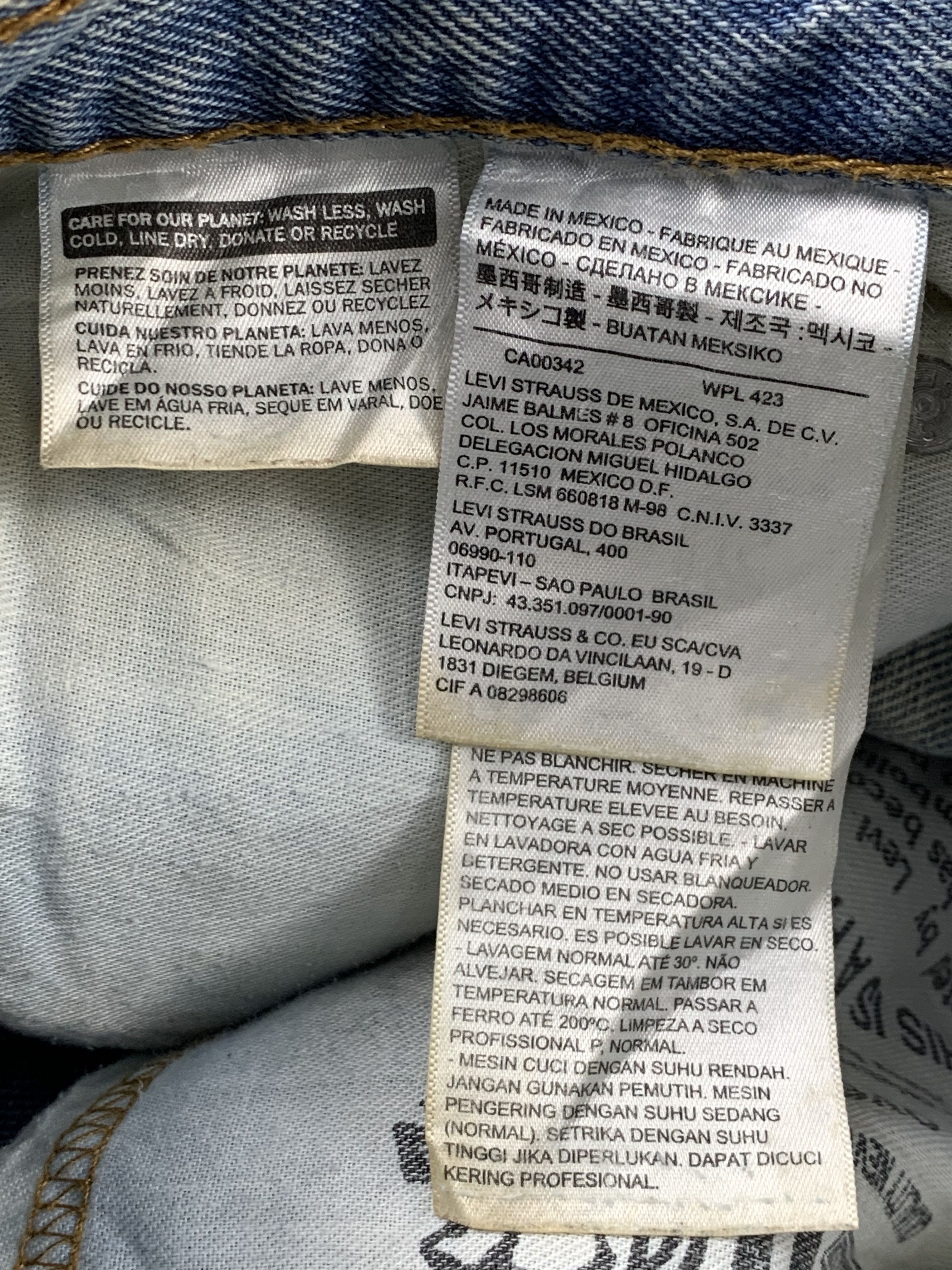 Levi's Vintage Levis 550 Light Wash Jeans DP2084 Size US 31 - 5 Thumbnail