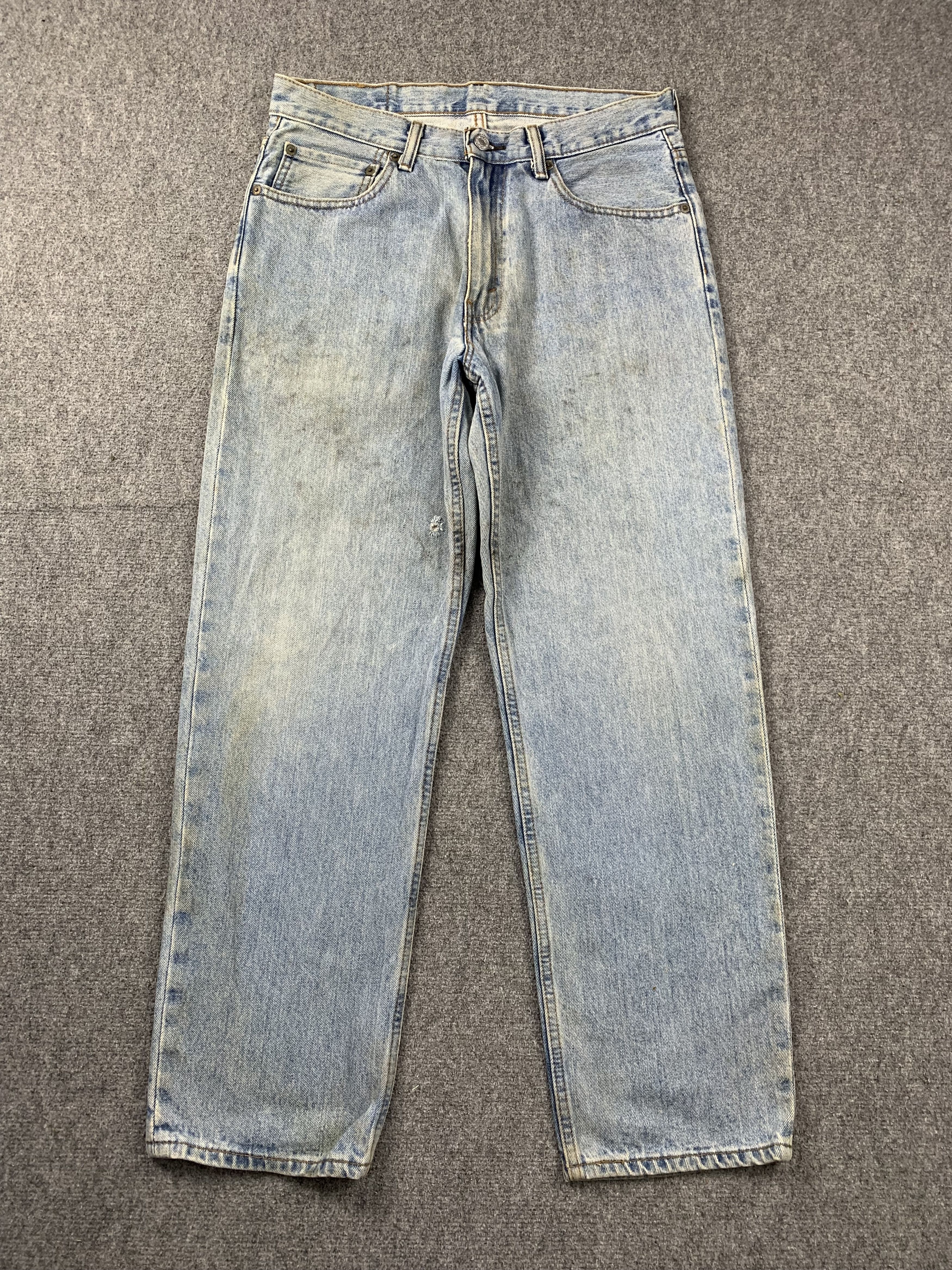 image of Levis 550 Light Wash Jeans in Blue Denim, Men's (Size 31)