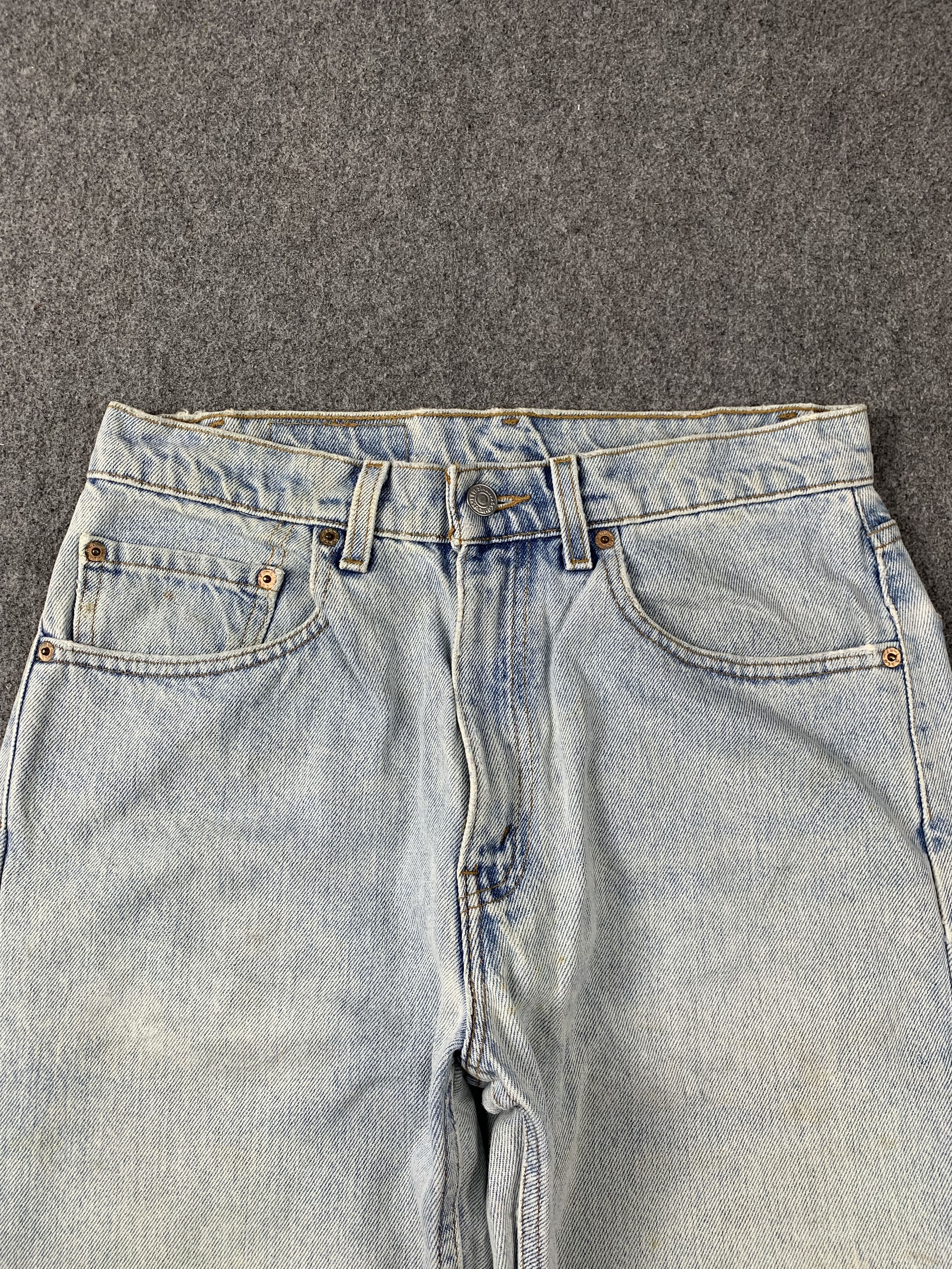 Levi's Vintage 90s Levis 505 Light Wash Jeans DP2089 Size US 30 / EU 46 - 2 Thumbnail