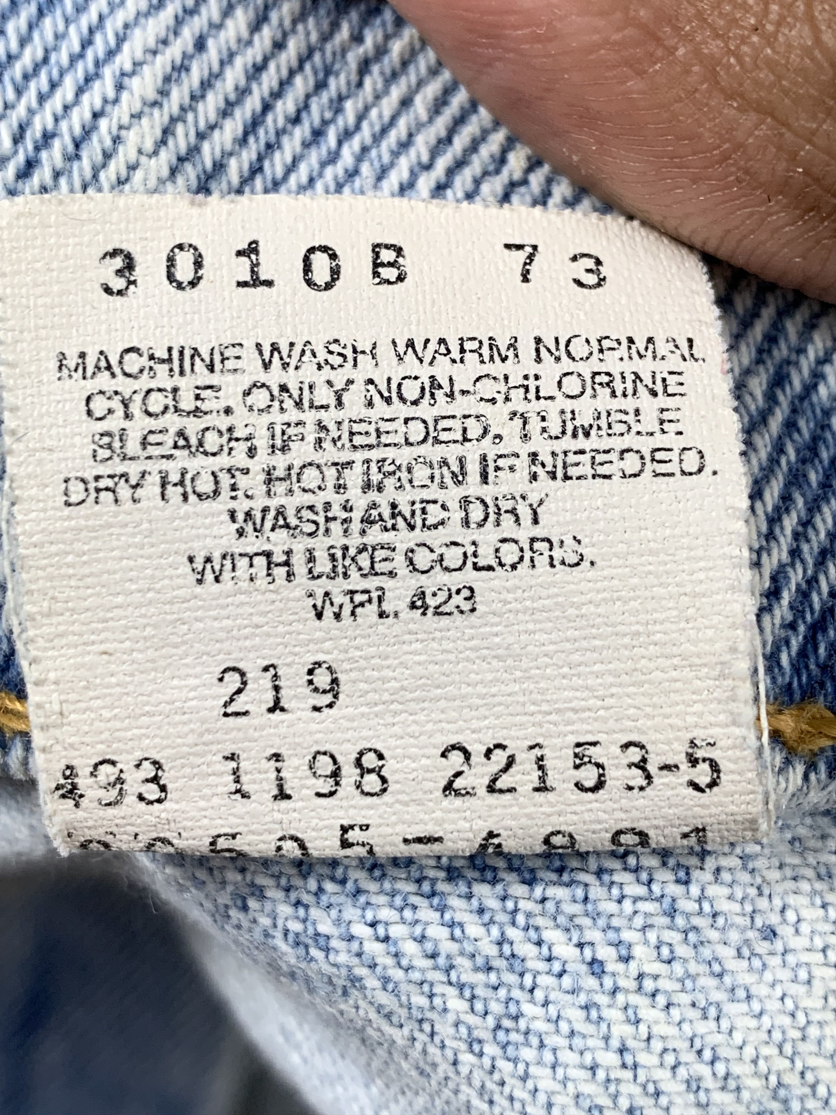 Levi's Vintage 90s Levis 505 Light Wash Jeans DP2089 Size US 30 / EU 46 - 8 Thumbnail
