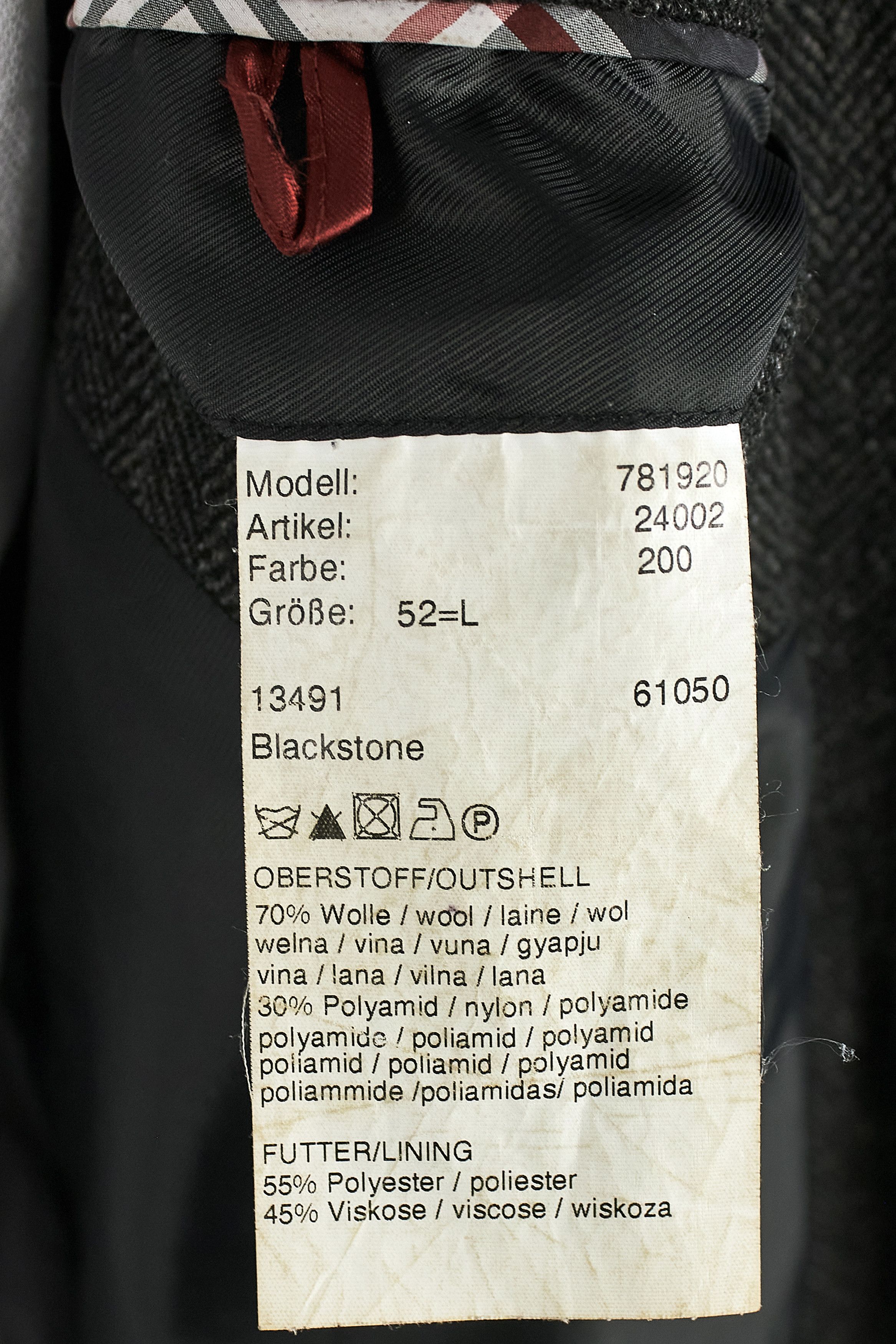 Vintage Men's luxury Y2K gray wool coat Frederik Anderson Copenhagen Size US XL / EU 56 / 4 - 13 Thumbnail