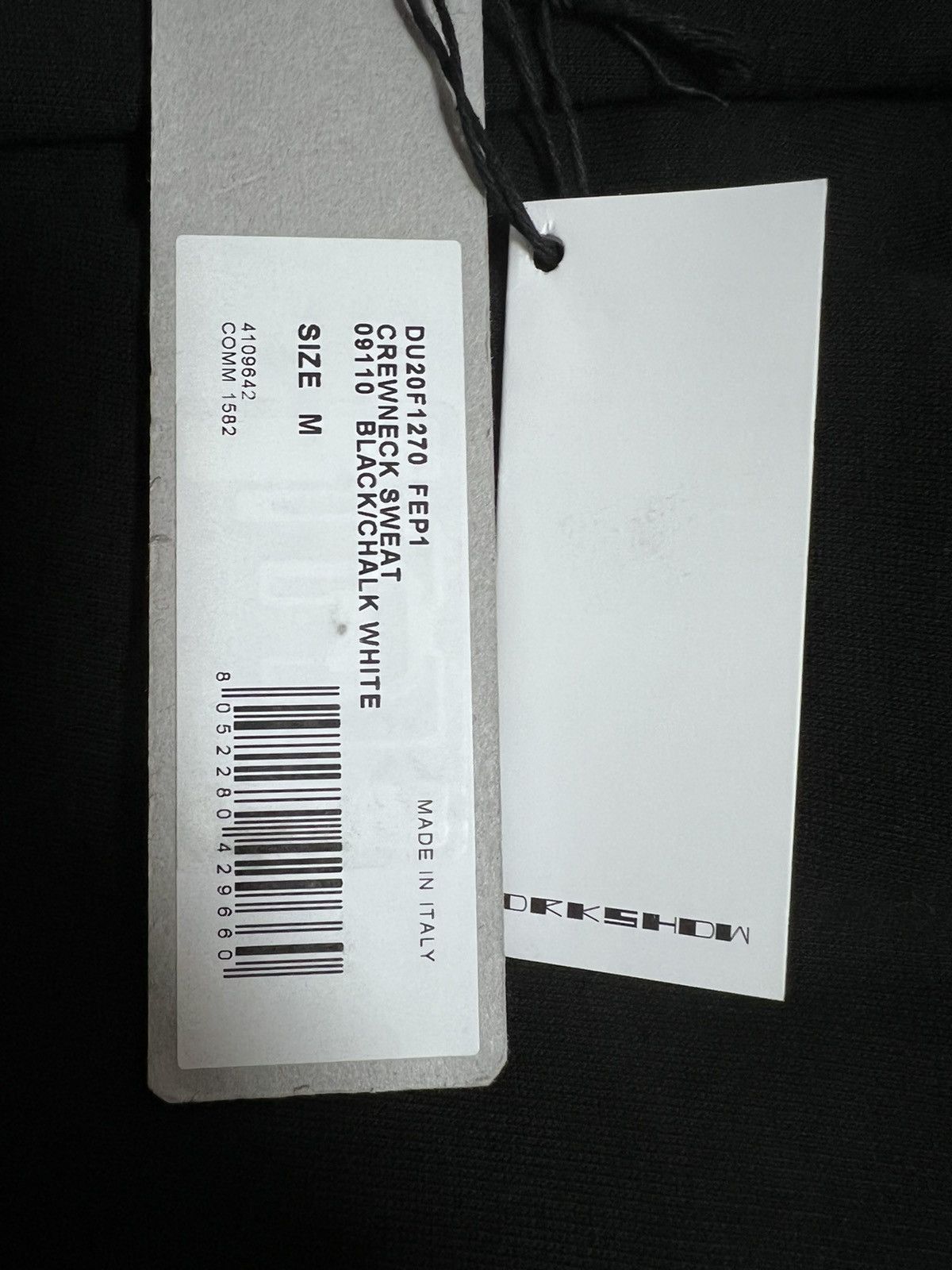 Rick Owens Drkshdw Rick owens CREWNECK SWEAT sz M Size US M / EU 48-50 / 2 - 4 Thumbnail