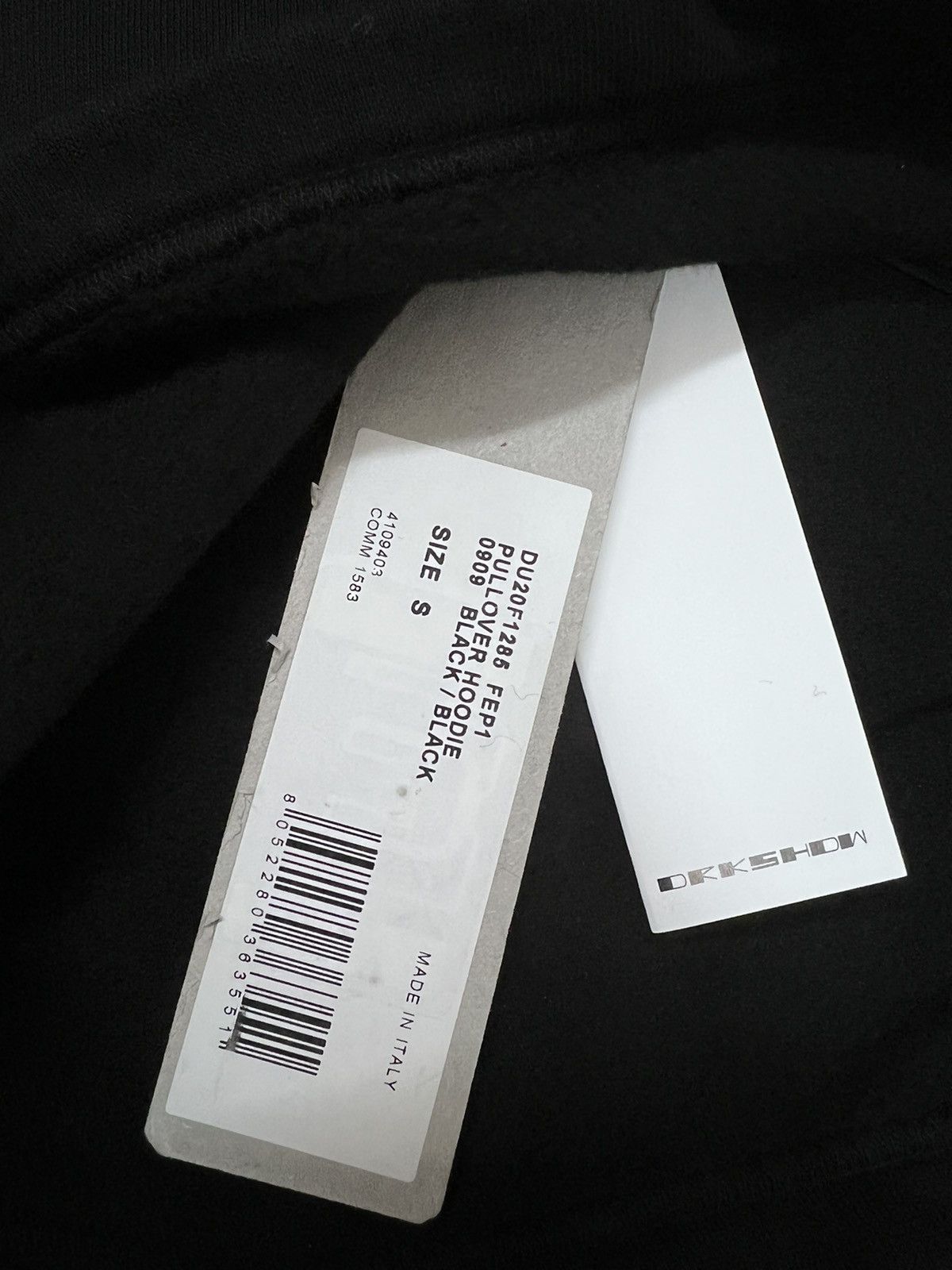 Rick Owens Drkshdw Rick owens PULLOVER HOODIE sz s Size US S / EU 44-46 / 1 - 4 Thumbnail