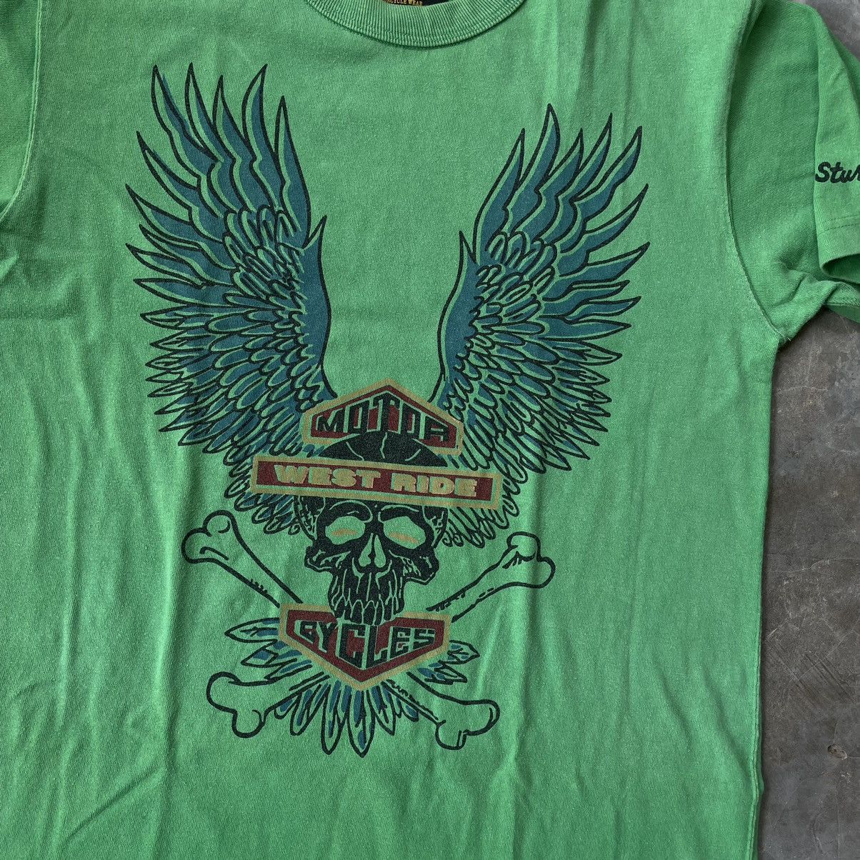 Harley Davidson West ride skull wing t-shirt Size US S / EU 44-46 / 1 - 2 Thumbnail