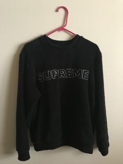 Supreme best sale terry crewneck