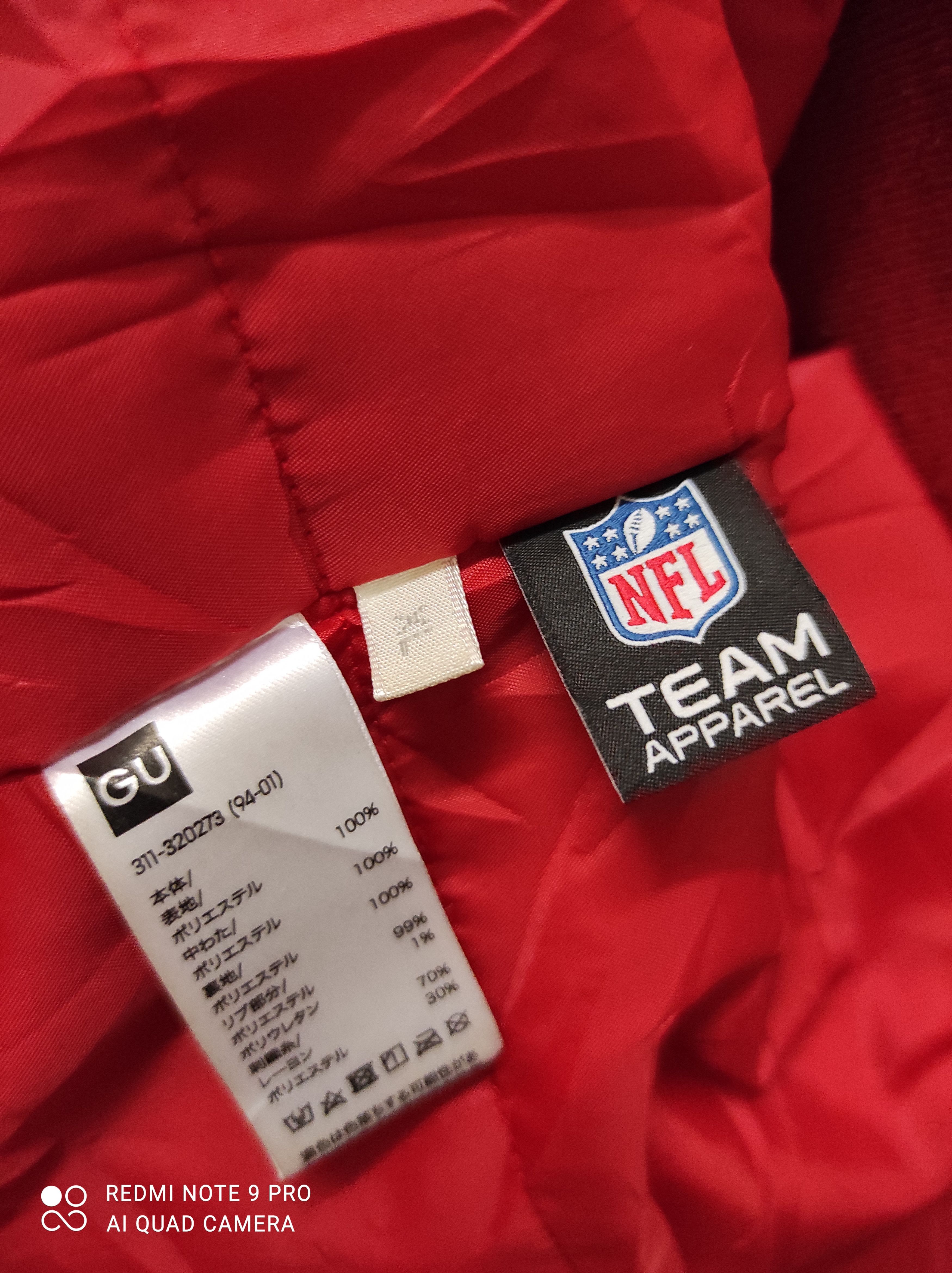 Japanese Brand NFL San Francisco 49ers Varsity Jacket Size US XL / EU 56 / 4 - 7 Thumbnail