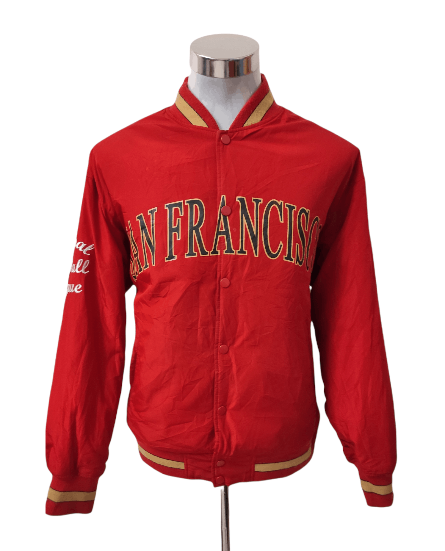 Japanese Brand NFL San Francisco 49ers Varsity Jacket Size US XL / EU 56 / 4 - 4 Thumbnail