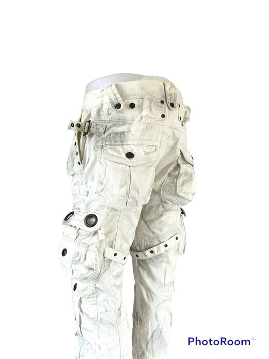 Hysteric Glamour Rare Vintage Japanese Army Cargo Pants White Grailed
