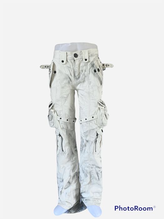 Hysteric Glamour Rare Vintage Japanese Army Cargo Pants White Grailed