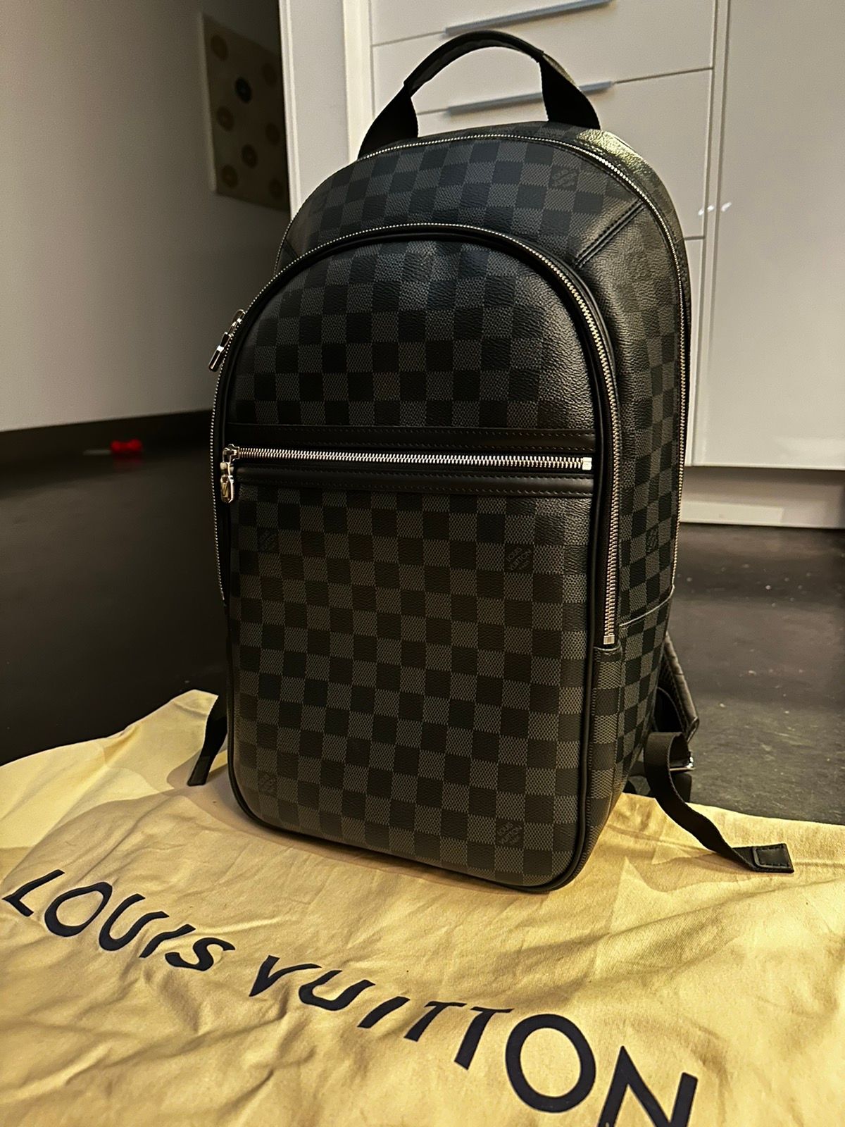 Louis Vuitton Michael Backpack Damier Graphite Virgil Abloh LV