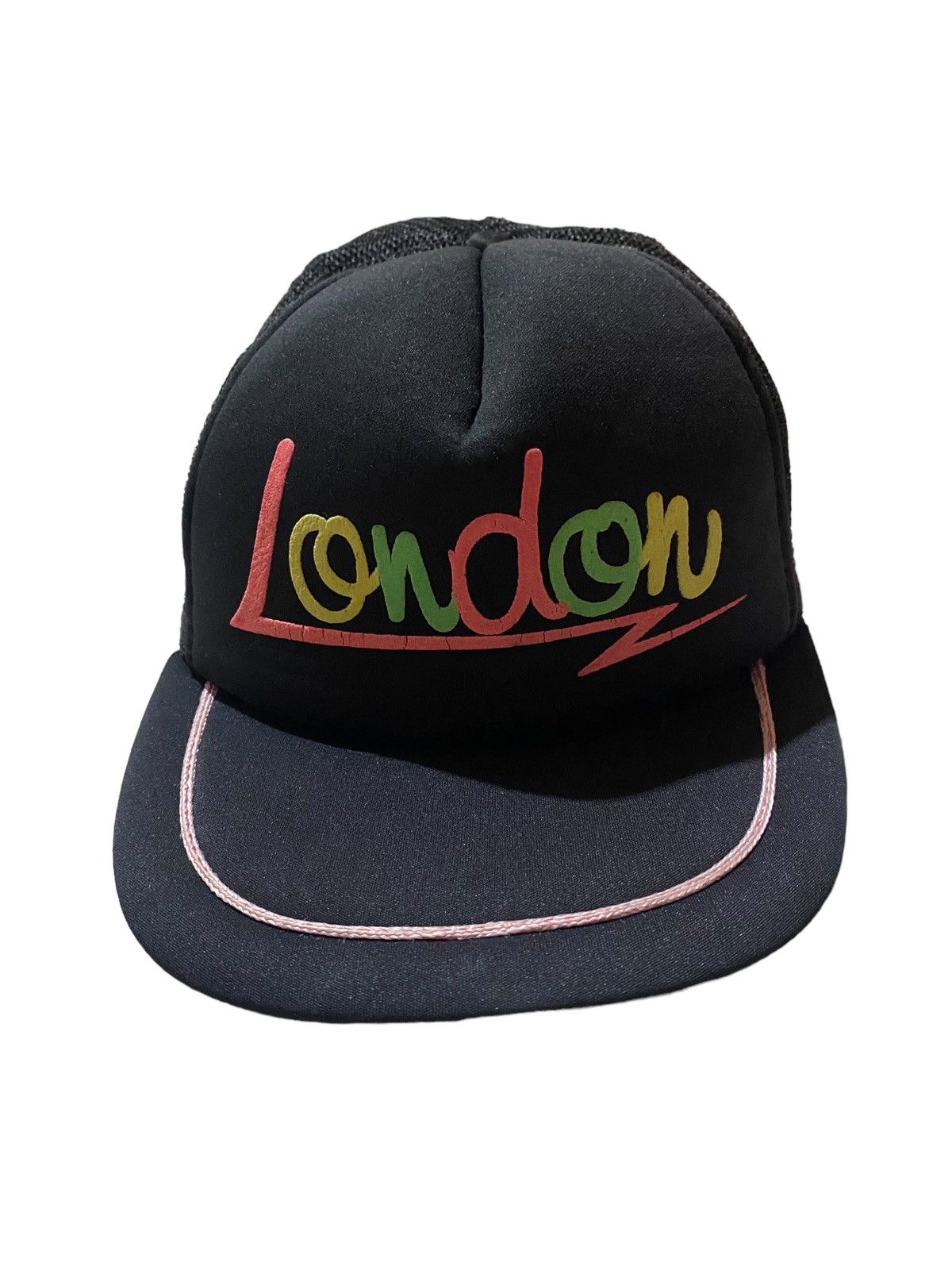 Japanese Brand × Vintage Vintage Trucker Cap London Size ONE SIZE - 2 Thumbnail