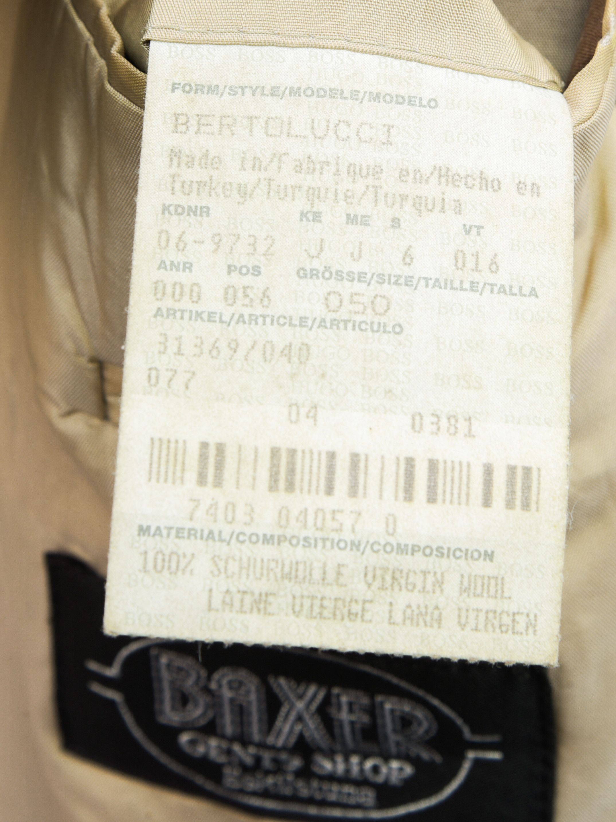 Hugo Boss HUGO BOSS Bertolucci Wool Blazer Coat Sport Jacket Formal Size 40R - 9 Thumbnail