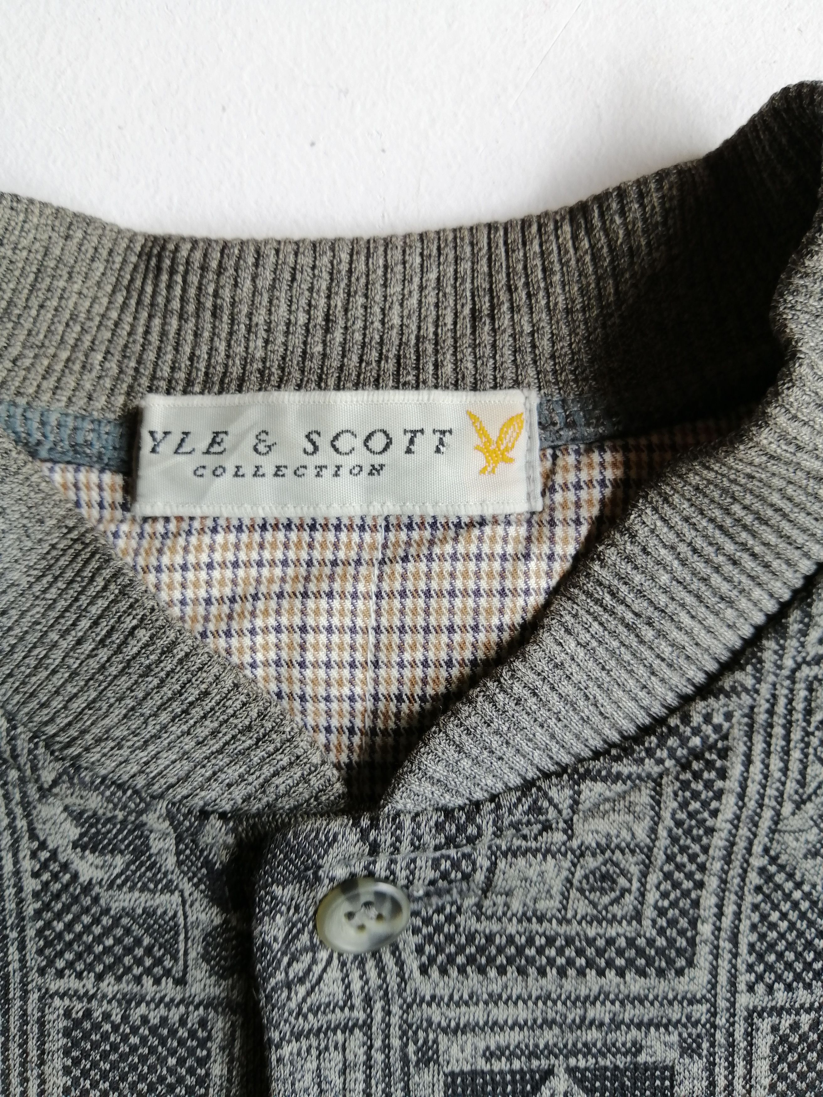 Designer × Lyle & Scott Vintage Lyle & Scott Collection Sweatshirt Size US L / EU 52-54 / 3 - 3 Thumbnail