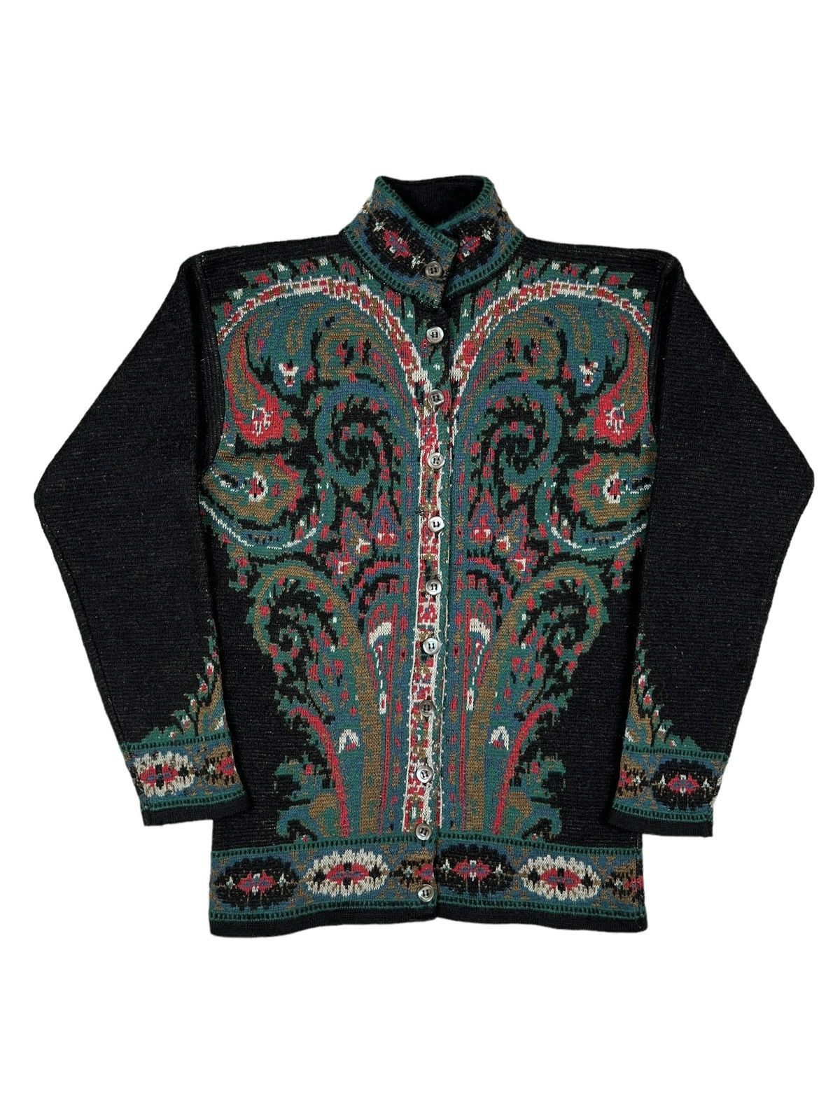 Kenzo Archive Vintage Kenzo Wool Button Knit Jacket Size S / US 4 / IT 40 - 10 Thumbnail