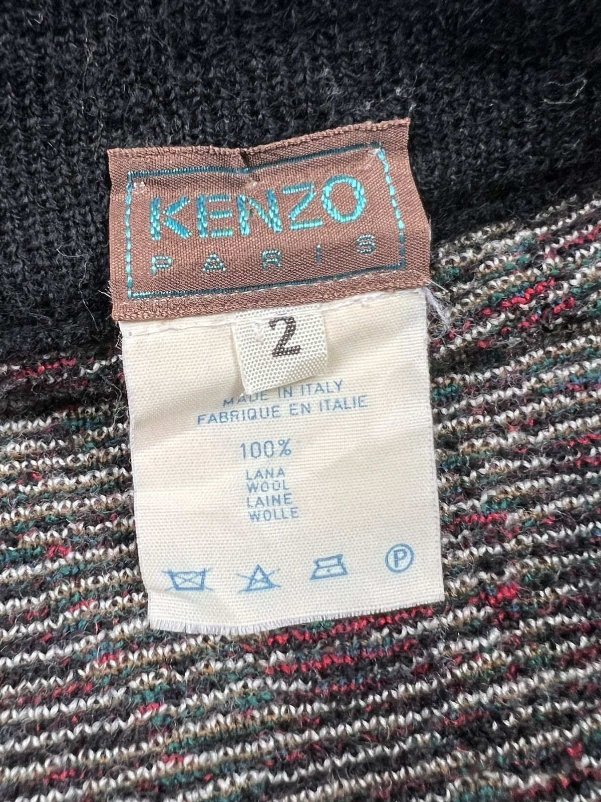 Kenzo Archive Vintage Kenzo Wool Button Knit Jacket Size S / US 4 / IT 40 - 12 Thumbnail