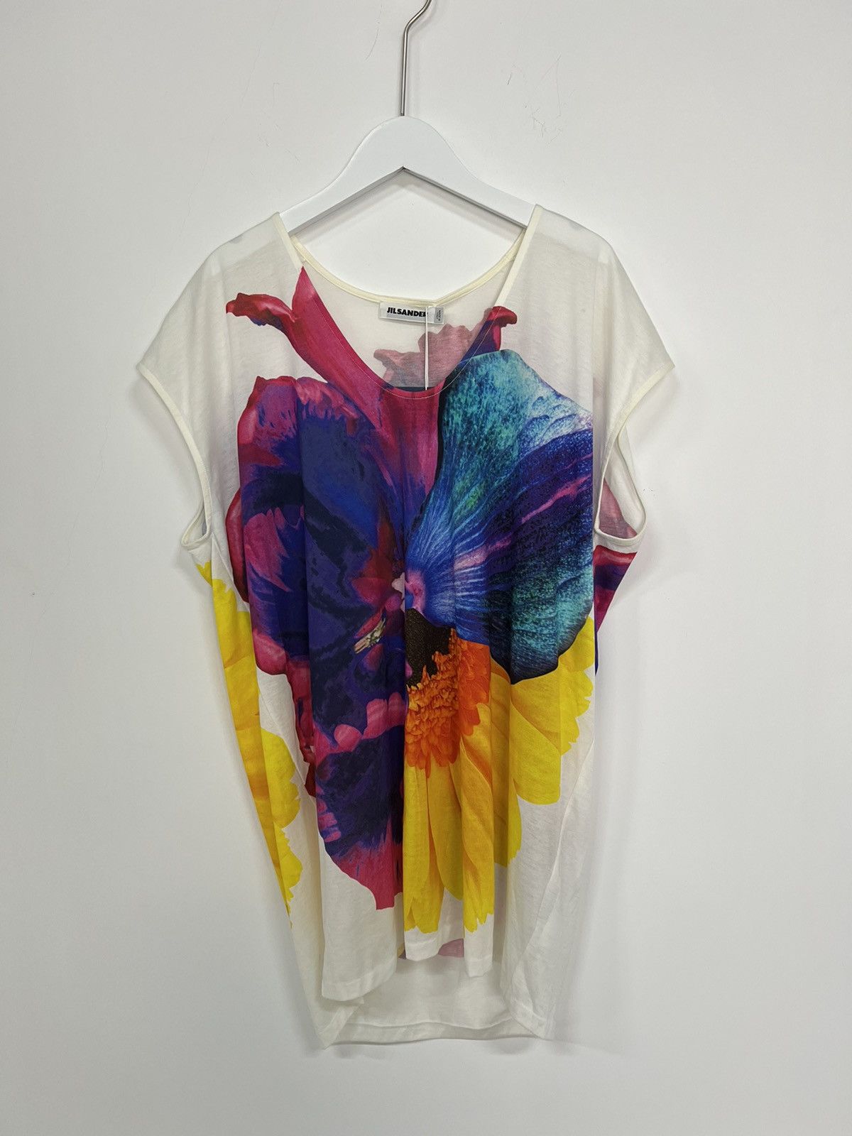 Jil Sander 2011ss runway floral top