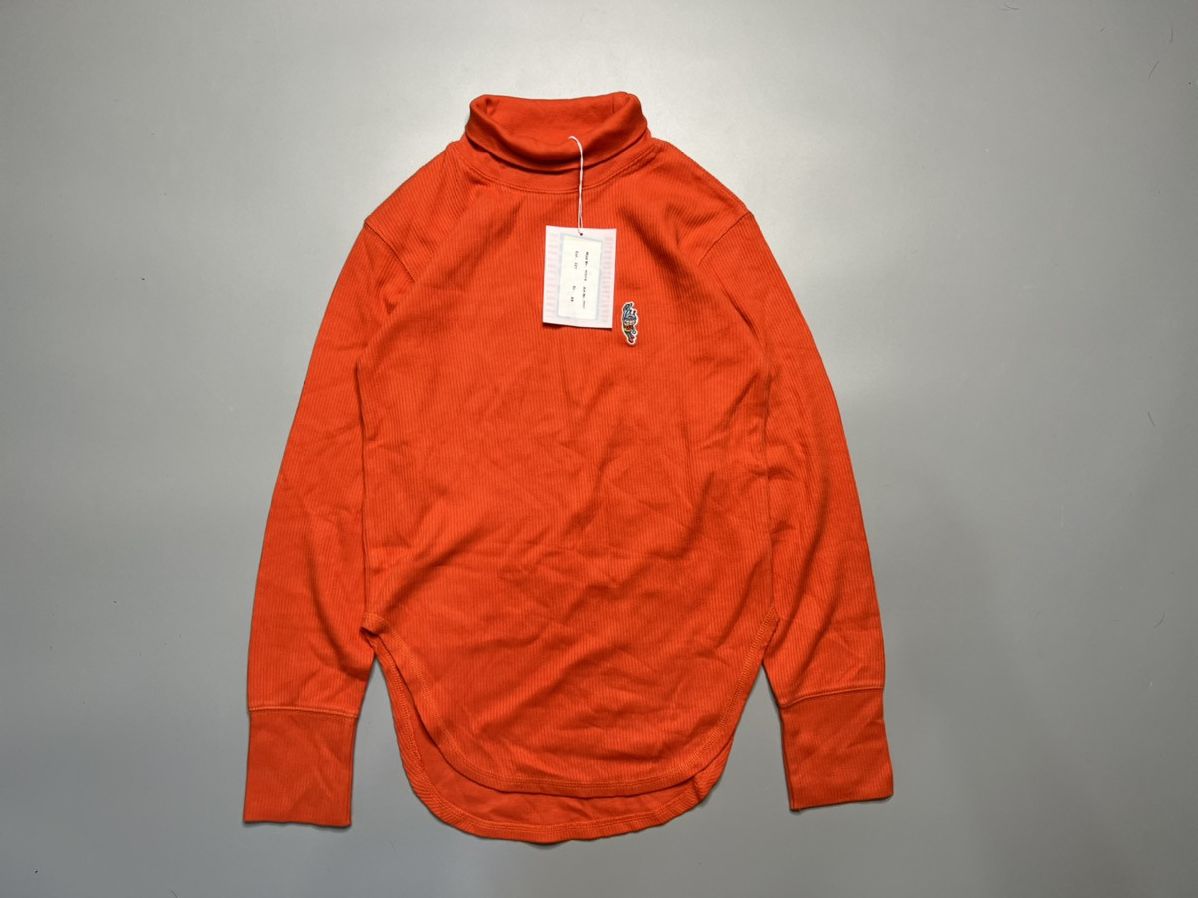 image of W Lt x W Lt Walter Van Beirendonck W & Lt Puk Puk Thermal Sweater in Orange, Men's (Size XS)