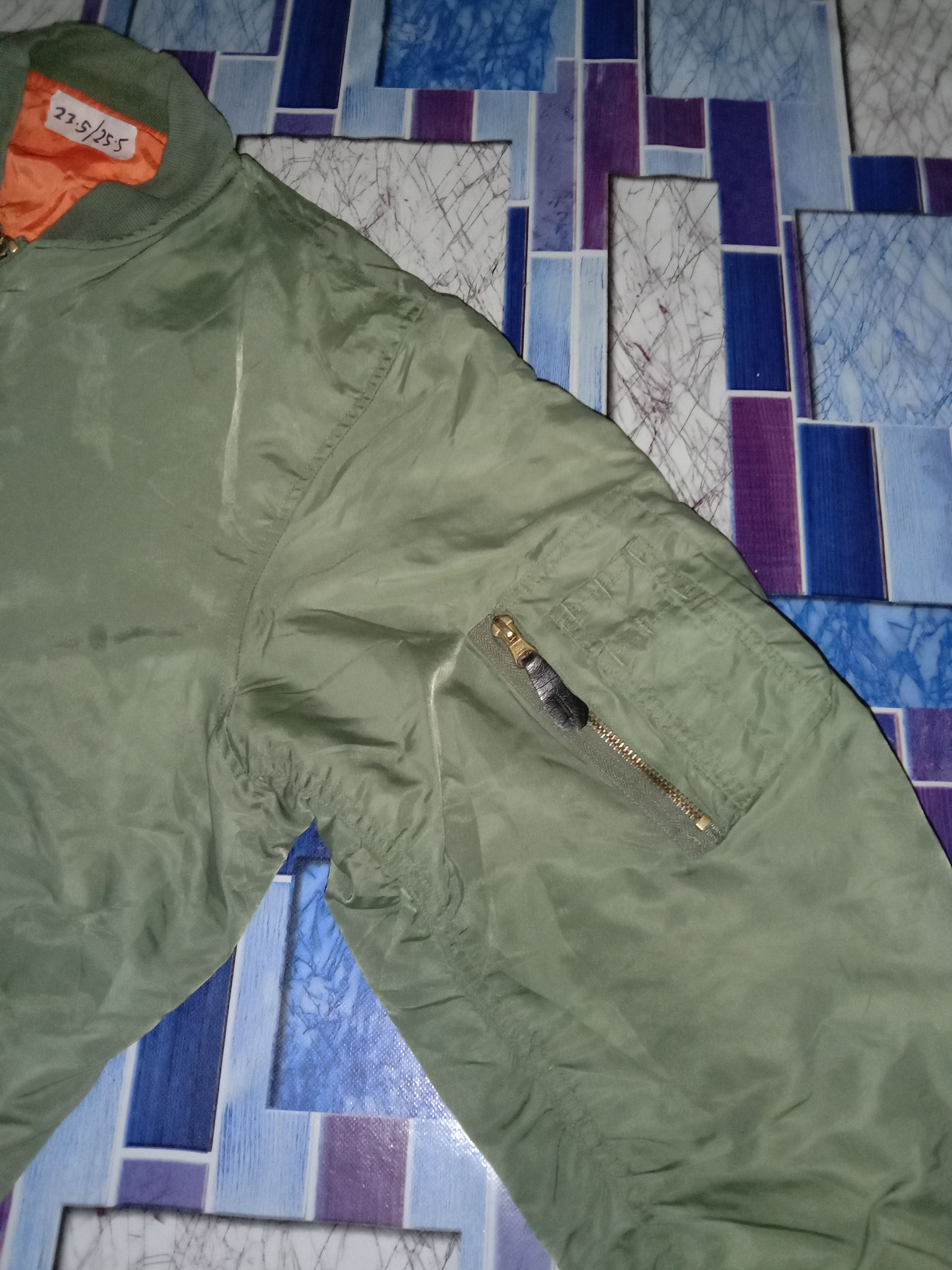Japanese Brand × Vintage Army Green Bomber Jacket Size US L / EU 52-54 / 3 - 6 Thumbnail