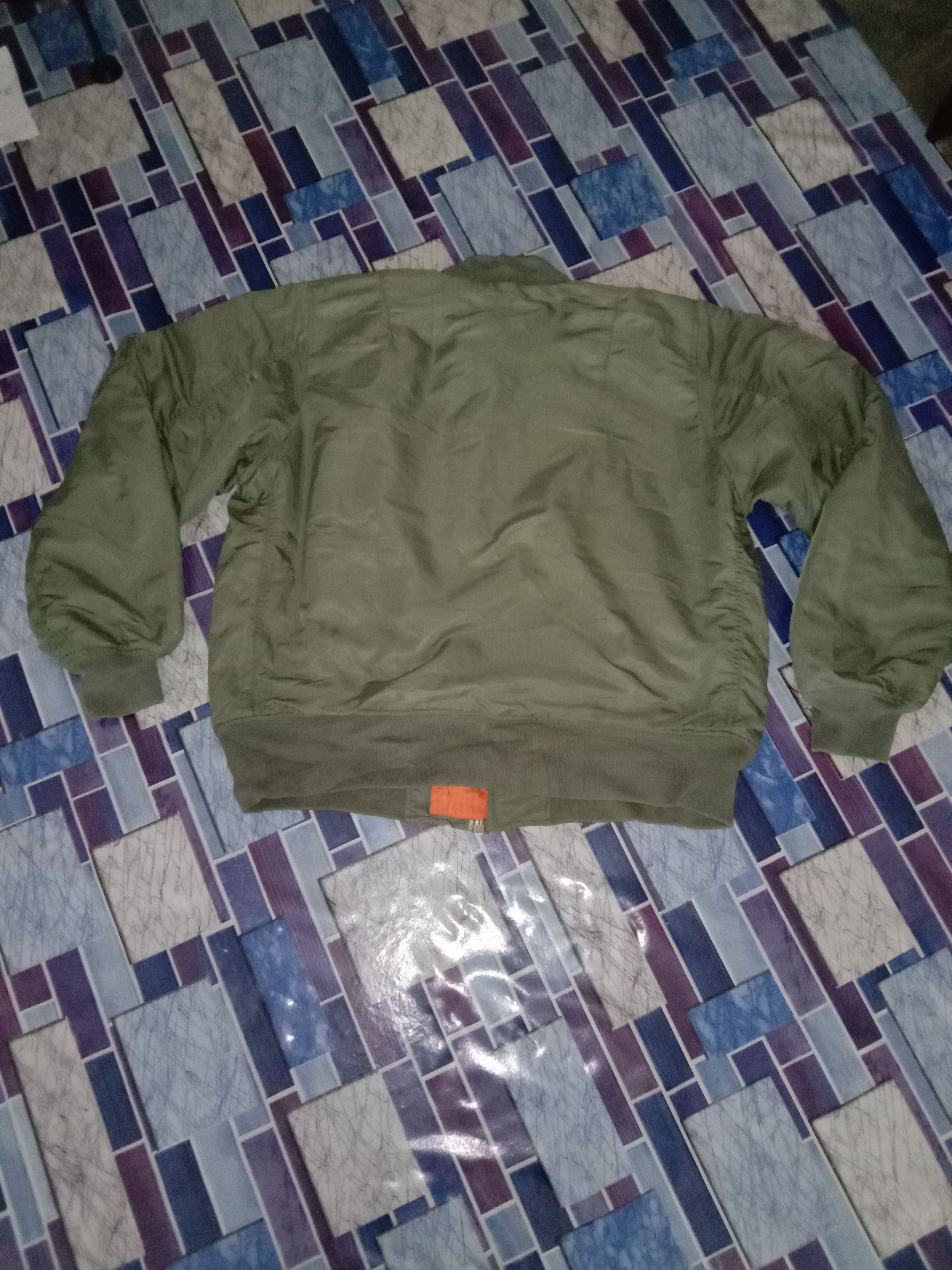 Japanese Brand × Vintage Army Green Bomber Jacket Size US L / EU 52-54 / 3 - 4 Thumbnail