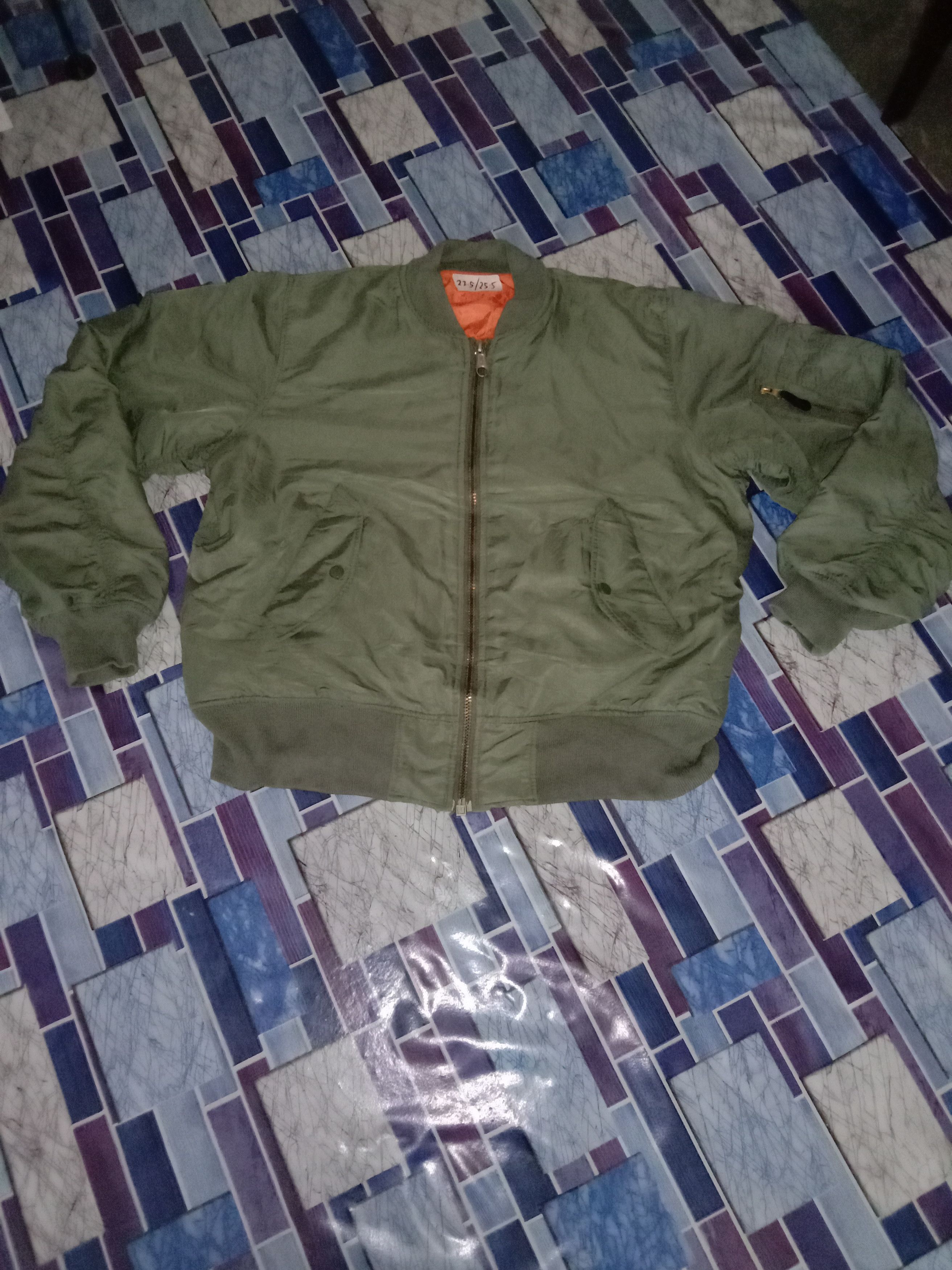 Japanese Brand × Vintage Army Green Bomber Jacket Size US L / EU 52-54 / 3 - 1 Thumbnail
