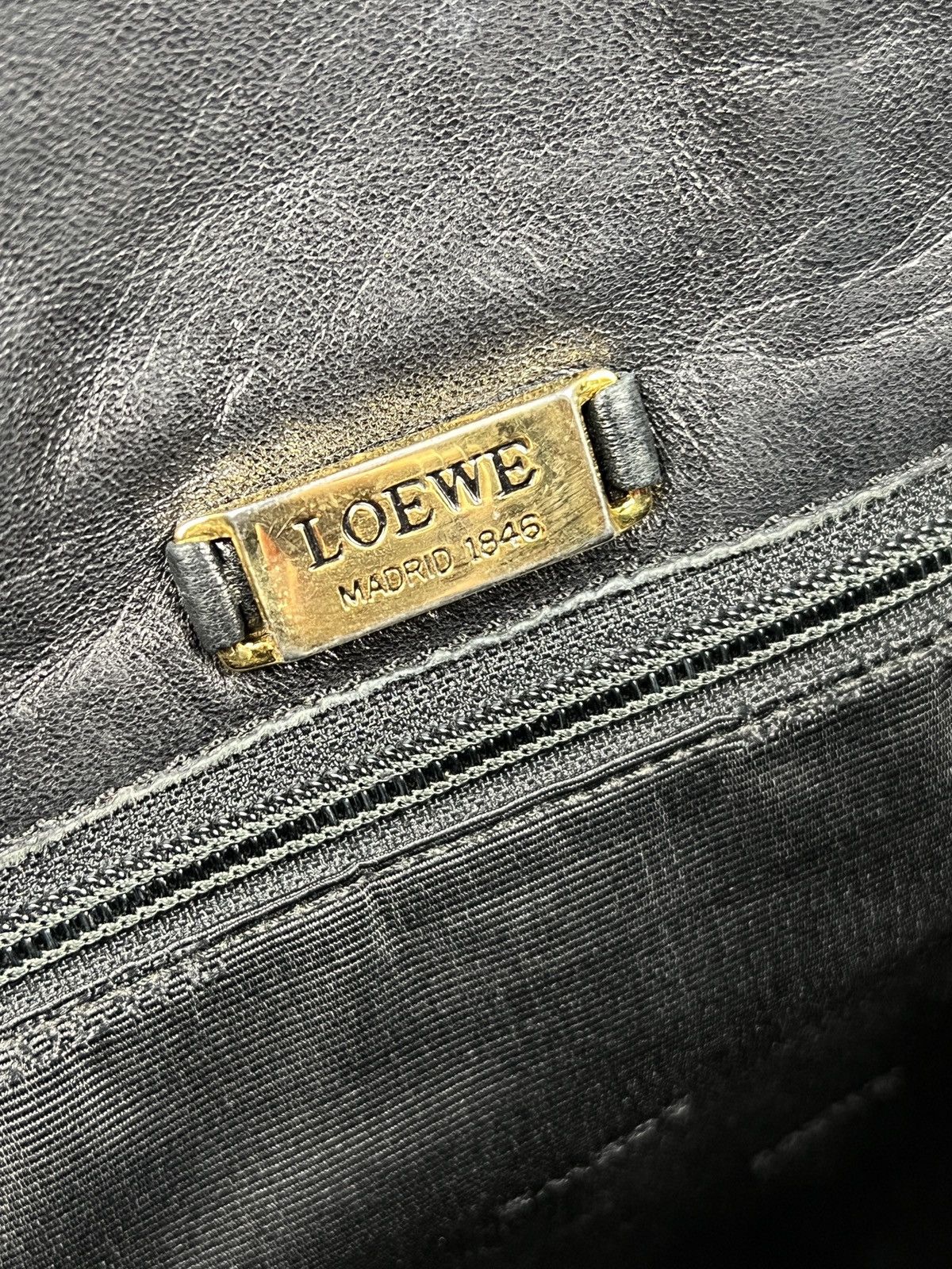 Loewe Vintage Loewe Studded Logo 2 Way Bag Size ONE SIZE - 14 Thumbnail