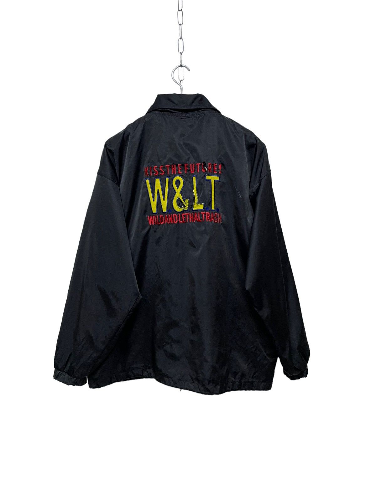 W&LT W.&L.T Windbreaker Embroidered Big Logo Spell Out Size US L / EU 52-54 / 3 - 5 Thumbnail
