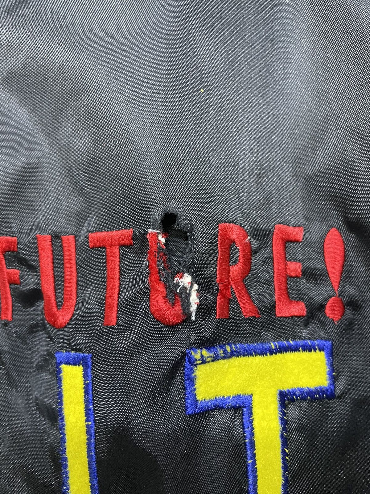 W&LT W.&L.T Windbreaker Embroidered Big Logo Spell Out Size US L / EU 52-54 / 3 - 9 Thumbnail