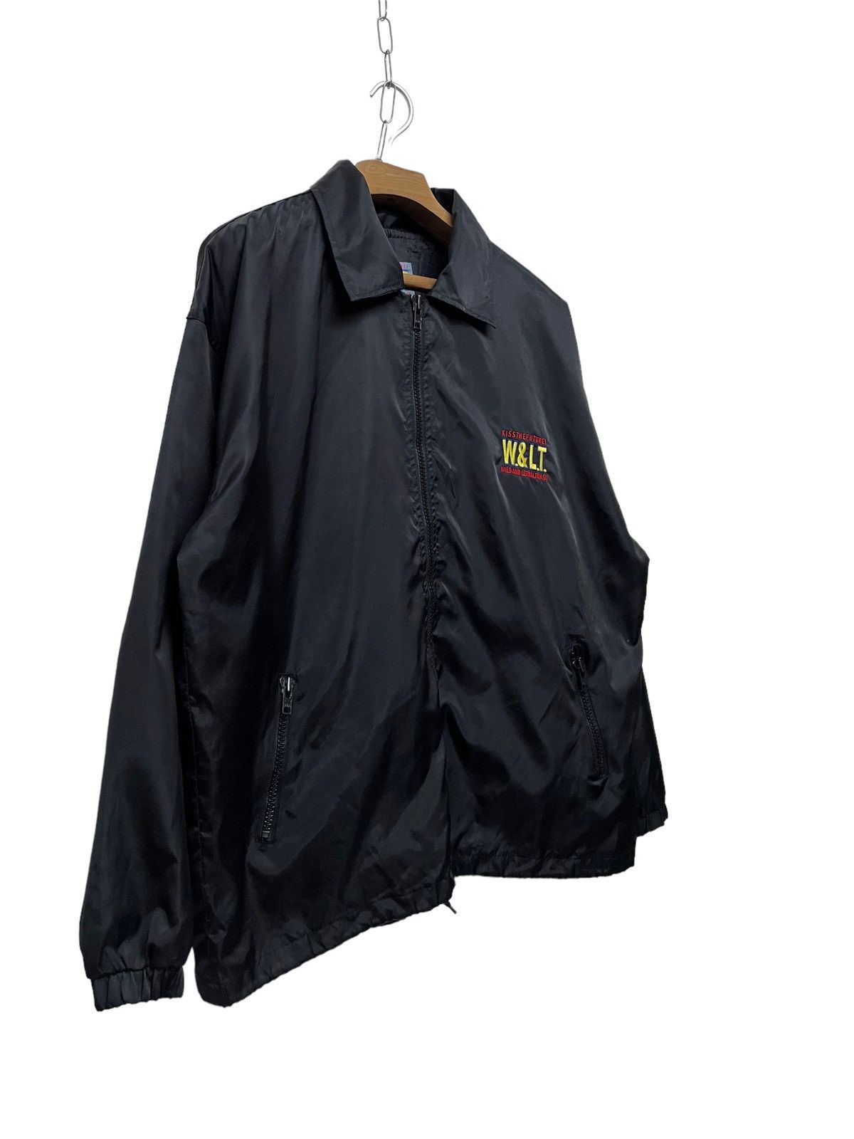 W&LT W.&L.T Windbreaker Embroidered Big Logo Spell Out Size US L / EU 52-54 / 3 - 3 Thumbnail