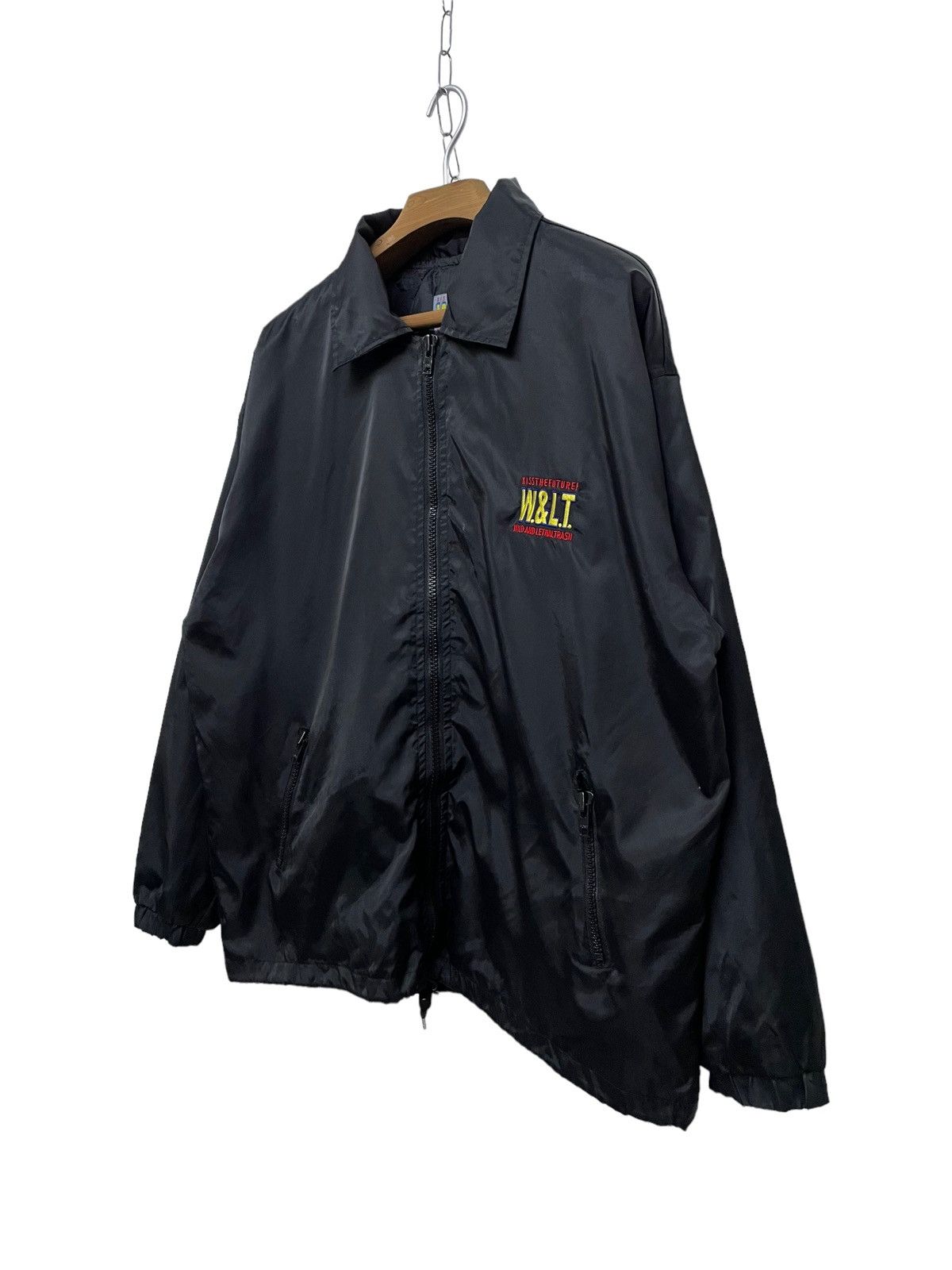 W&LT W.&L.T Windbreaker Embroidered Big Logo Spell Out Size US L / EU 52-54 / 3 - 2 Thumbnail