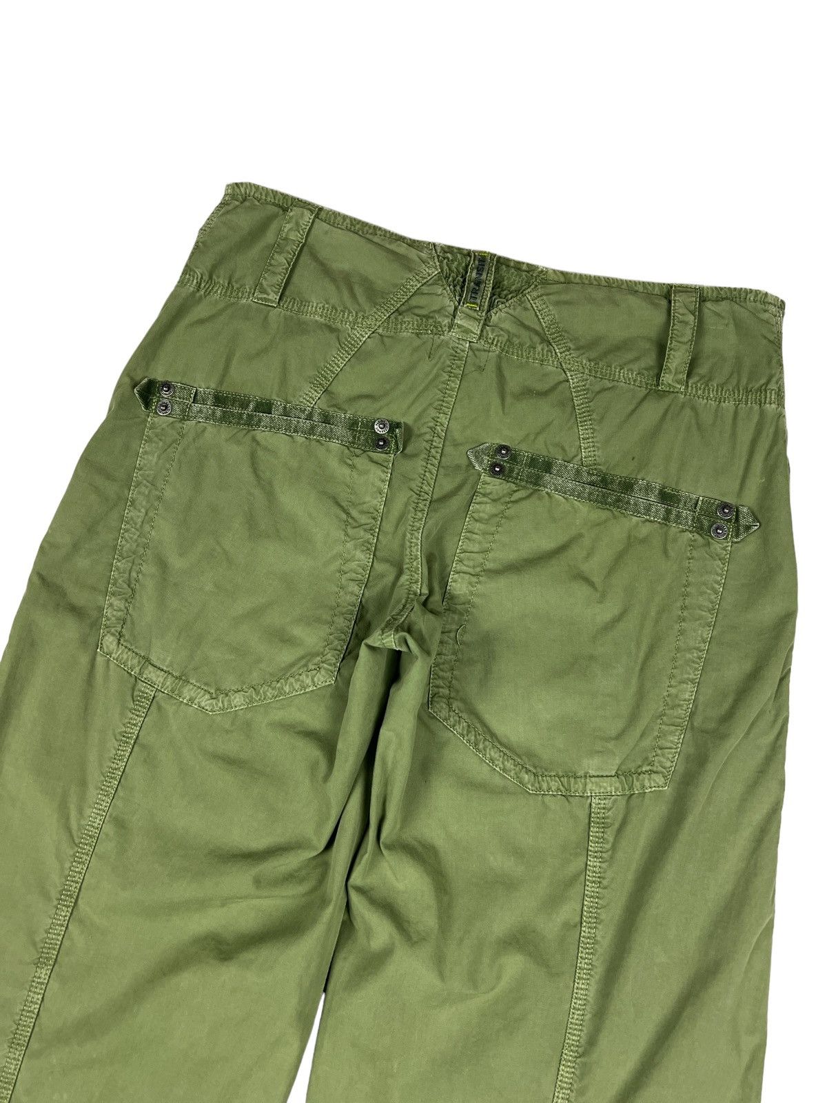 Transit Transit Par Such 🇮🇹 Tactical Parachute Cargo Pants Size 29" - 7 Thumbnail