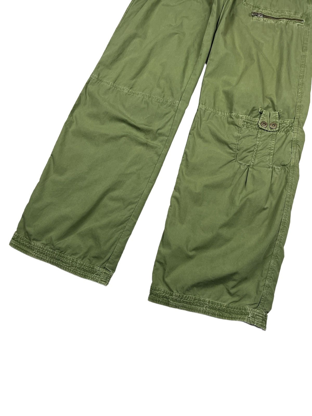 Transit Transit Par Such 🇮🇹 Tactical Parachute Cargo Pants Size 29" - 3 Thumbnail