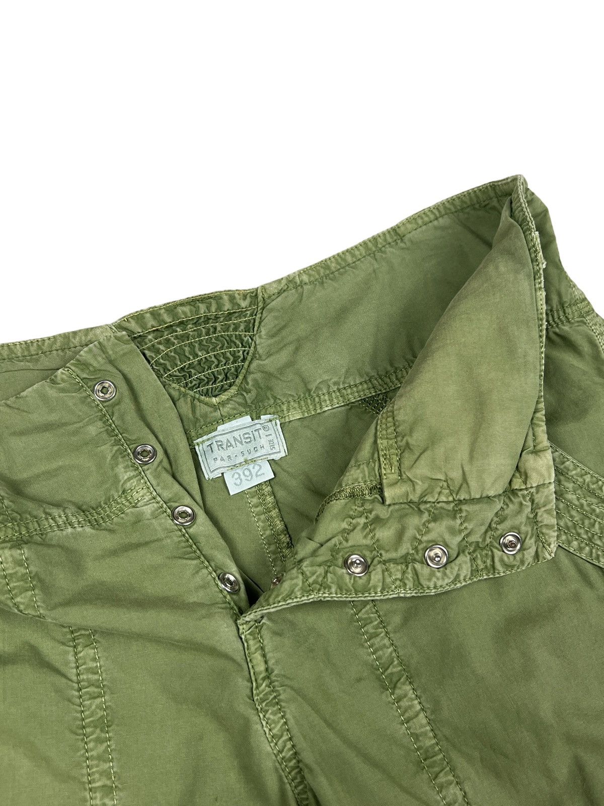 Transit Transit Par Such 🇮🇹 Tactical Parachute Cargo Pants Size 29" - 9 Thumbnail
