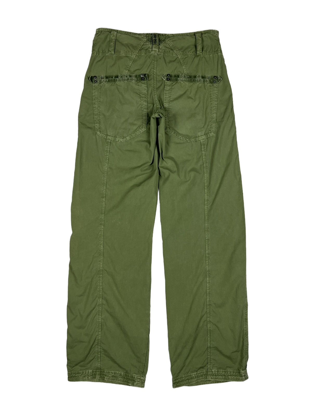 Transit Transit Par Such 🇮🇹 Tactical Parachute Cargo Pants Size 29" - 2 Thumbnail