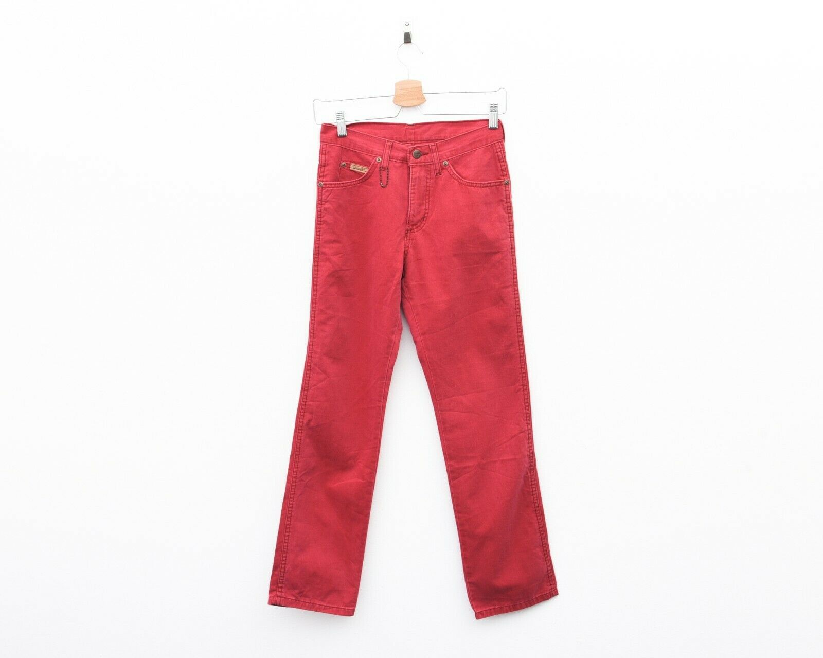 Vintage × Wrangler Womens W26 L30 Jeans Denim Pants Trousers Ladies Casual Red Size 26" / US 2 / IT 38 - 1 Thumbnail