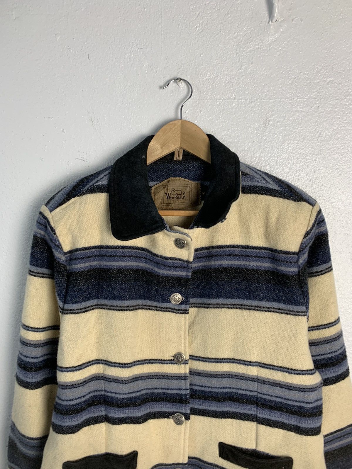 Woolrich Woolen Mills Vintage Woolrich Stripe Jacket Size M / US 6-8 / IT 42-44 - 4 Thumbnail