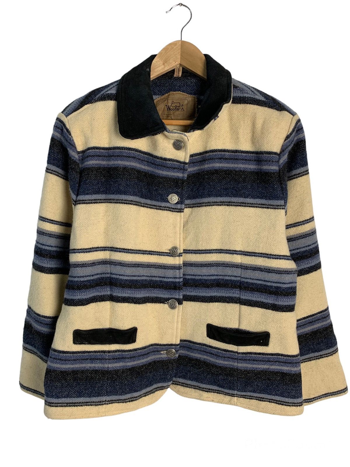 Woolrich Woolen Mills Vintage Woolrich Stripe Jacket Size M / US 6-8 / IT 42-44 - 1 Thumbnail