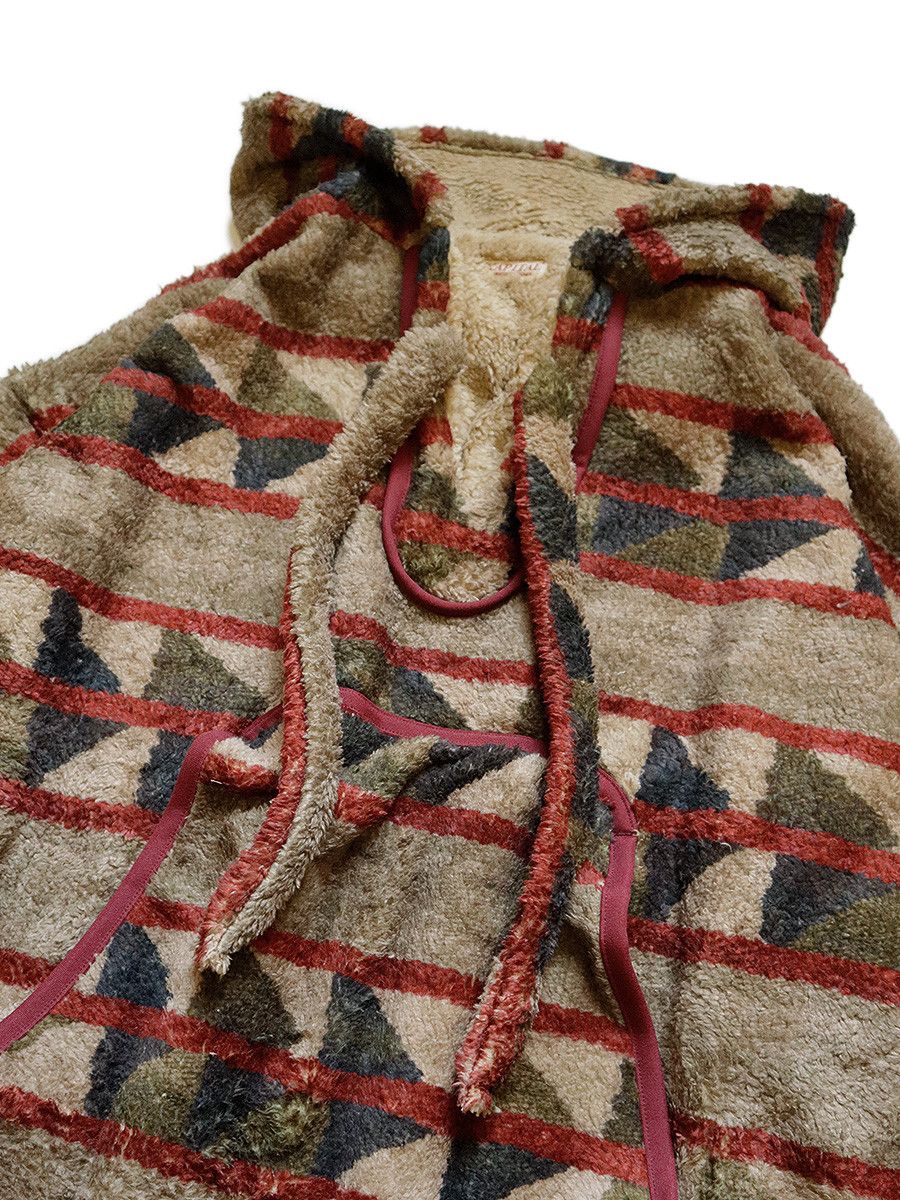 Kapital Kapital Pueblo Stripe Fleece Baja Hoodie Size US XL / EU 56 / 4 - 4 Thumbnail
