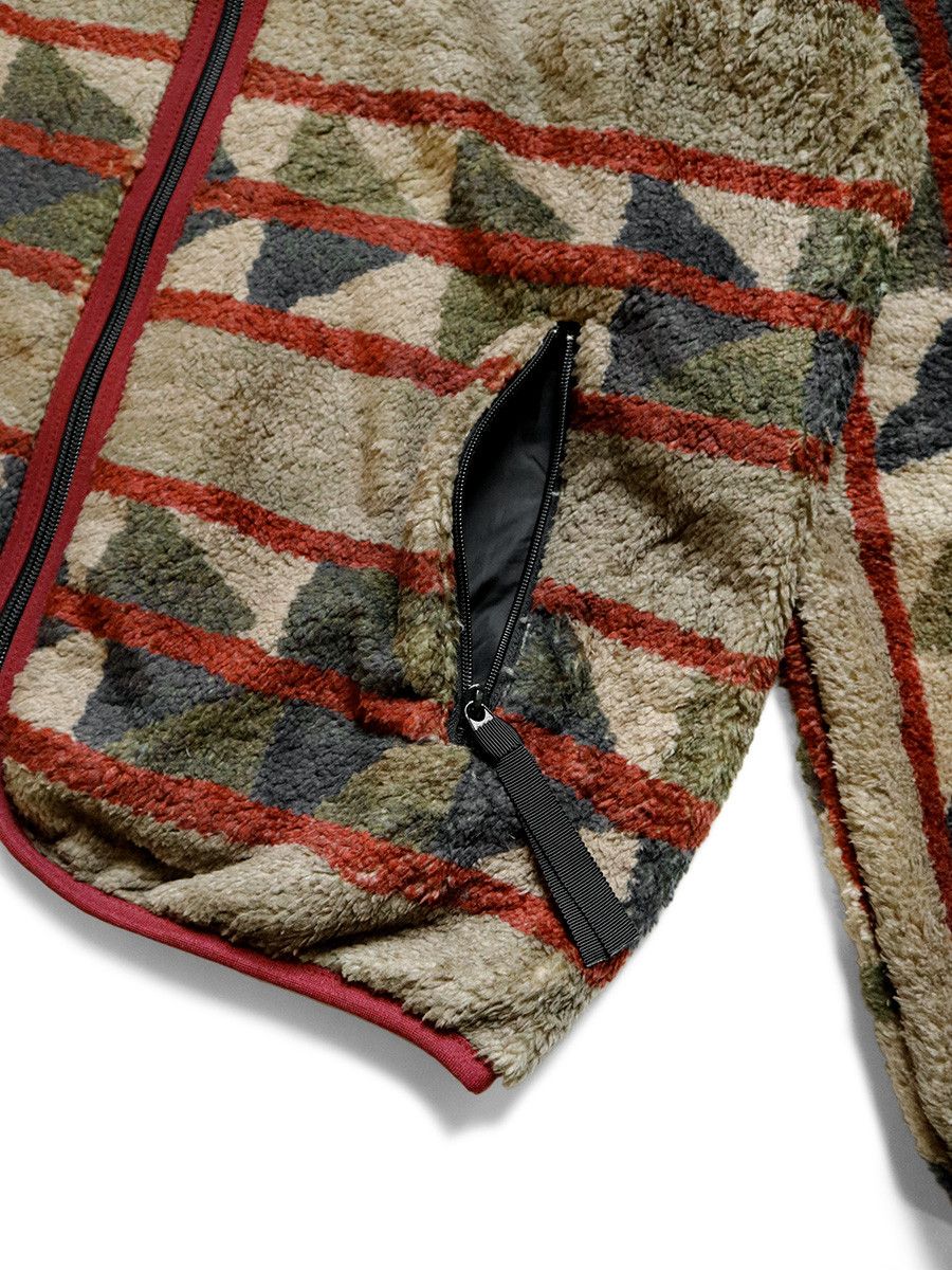 Kapital Kapital Pueblo Stripe Fleece Baja Hoodie Size US XL / EU 56 / 4 - 7 Thumbnail