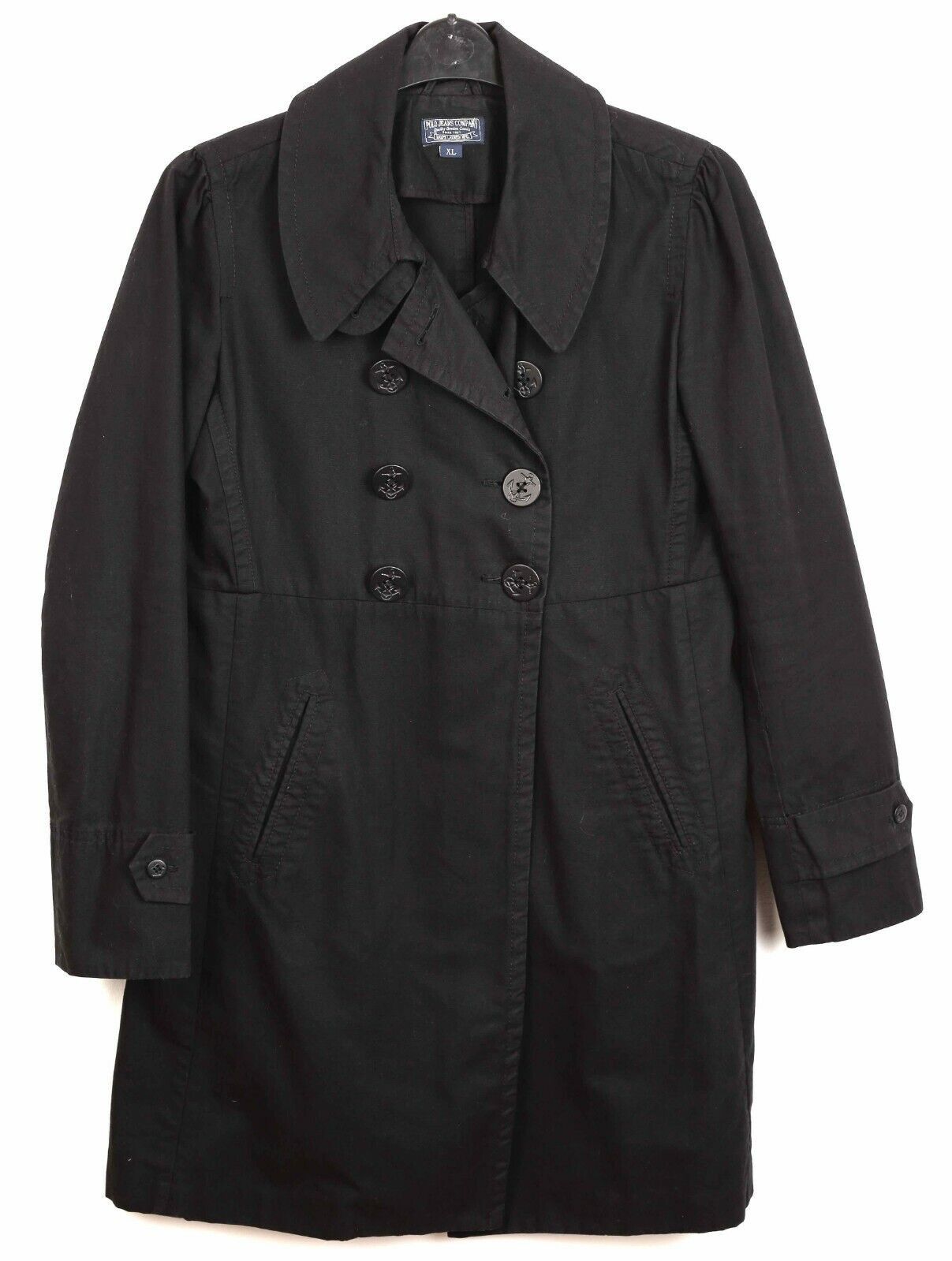 Polo Ralph Lauren POLO JEANS COMPANY Petite Raincoat Lining Trench Mac VTG Size XL / US 12-14 / IT 48-50 - 1 Thumbnail