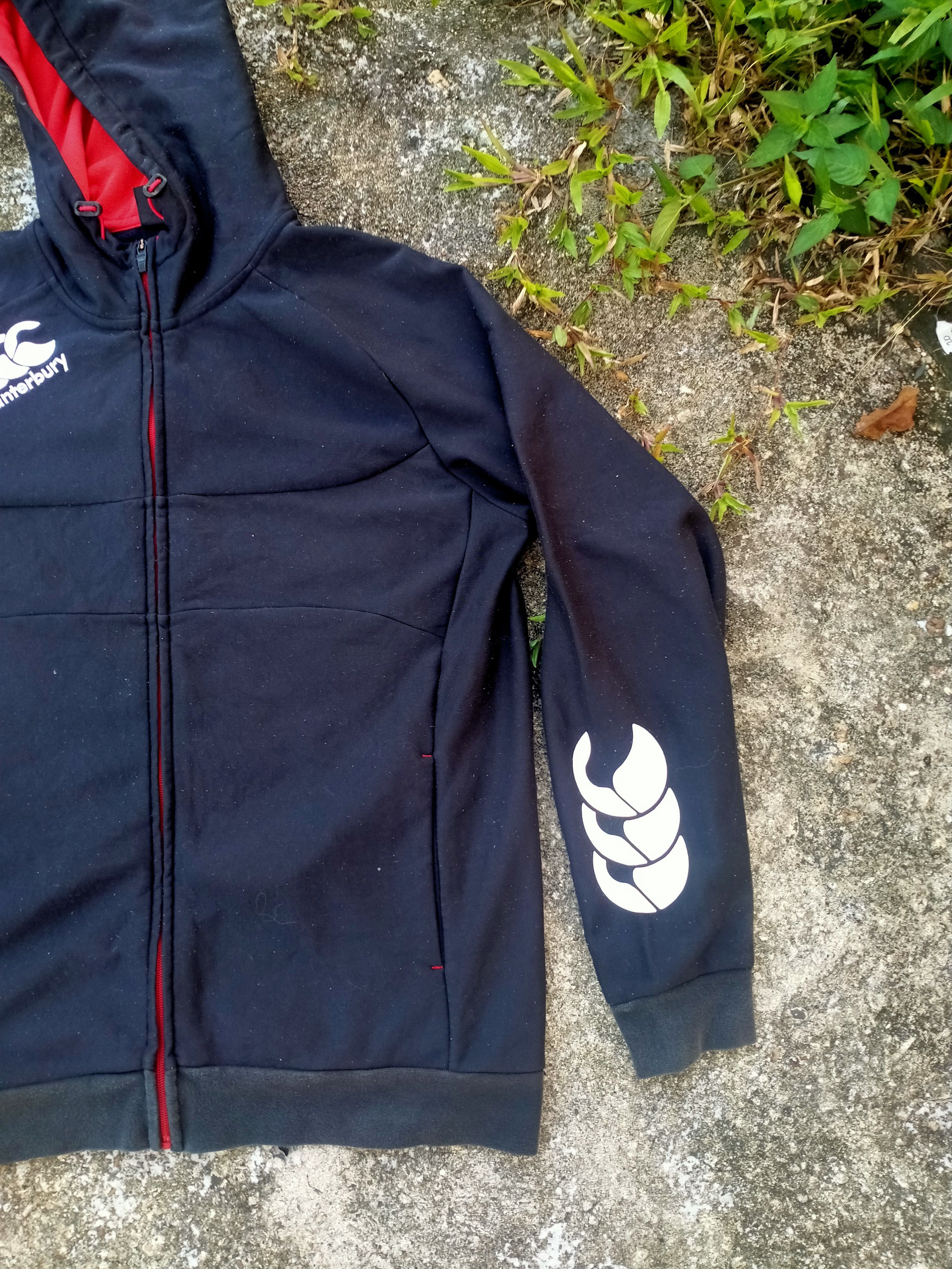 Canterbury of New Zealand CARTERBURY EMBROIDERED ZIPPER HOODIE SWEATSHIRT # Size US XXL / EU 58 / 5 - 2 Thumbnail